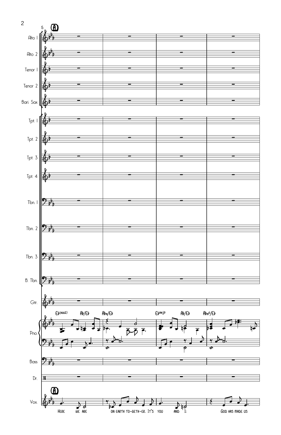 You And I Score — page 2