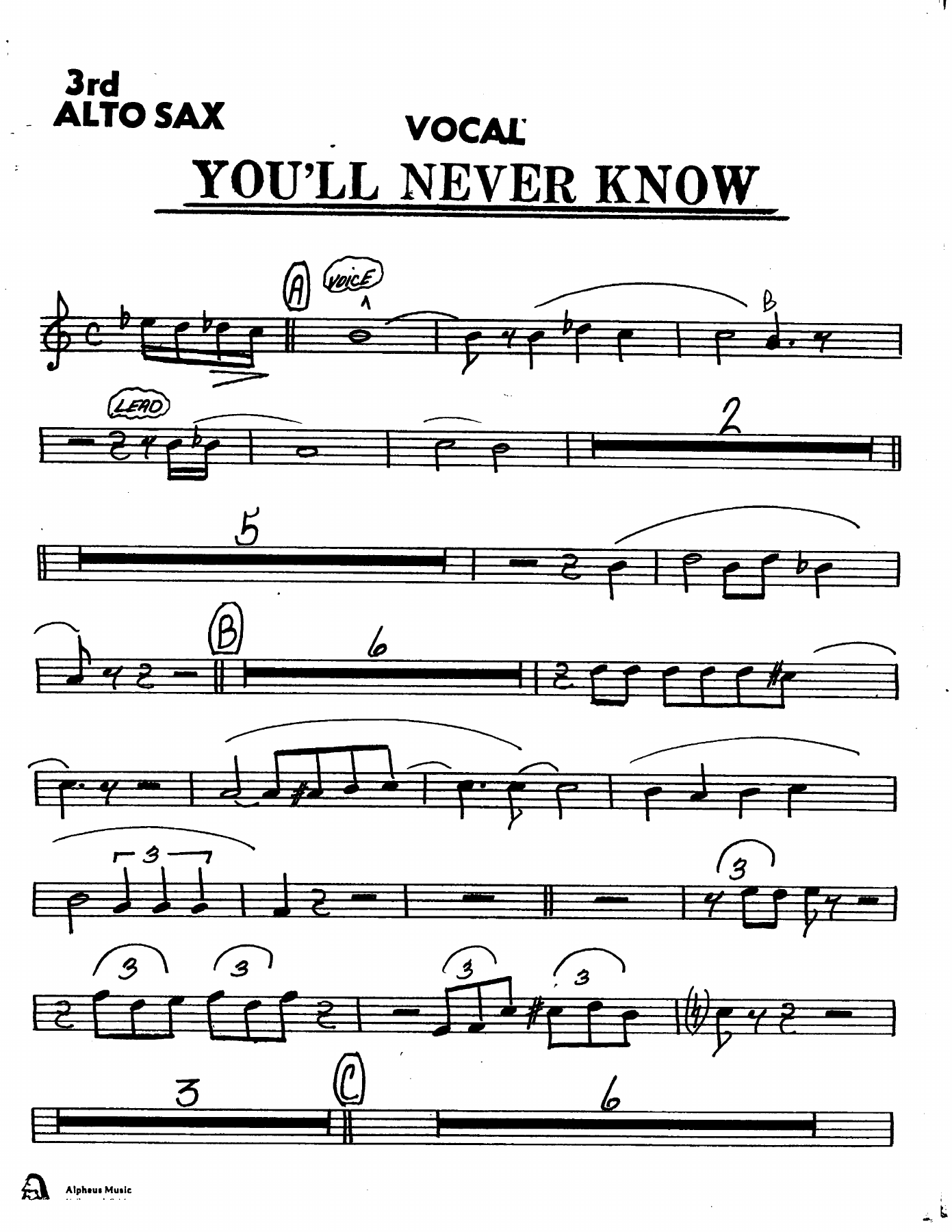 You'll Never Know -voc. — page 3