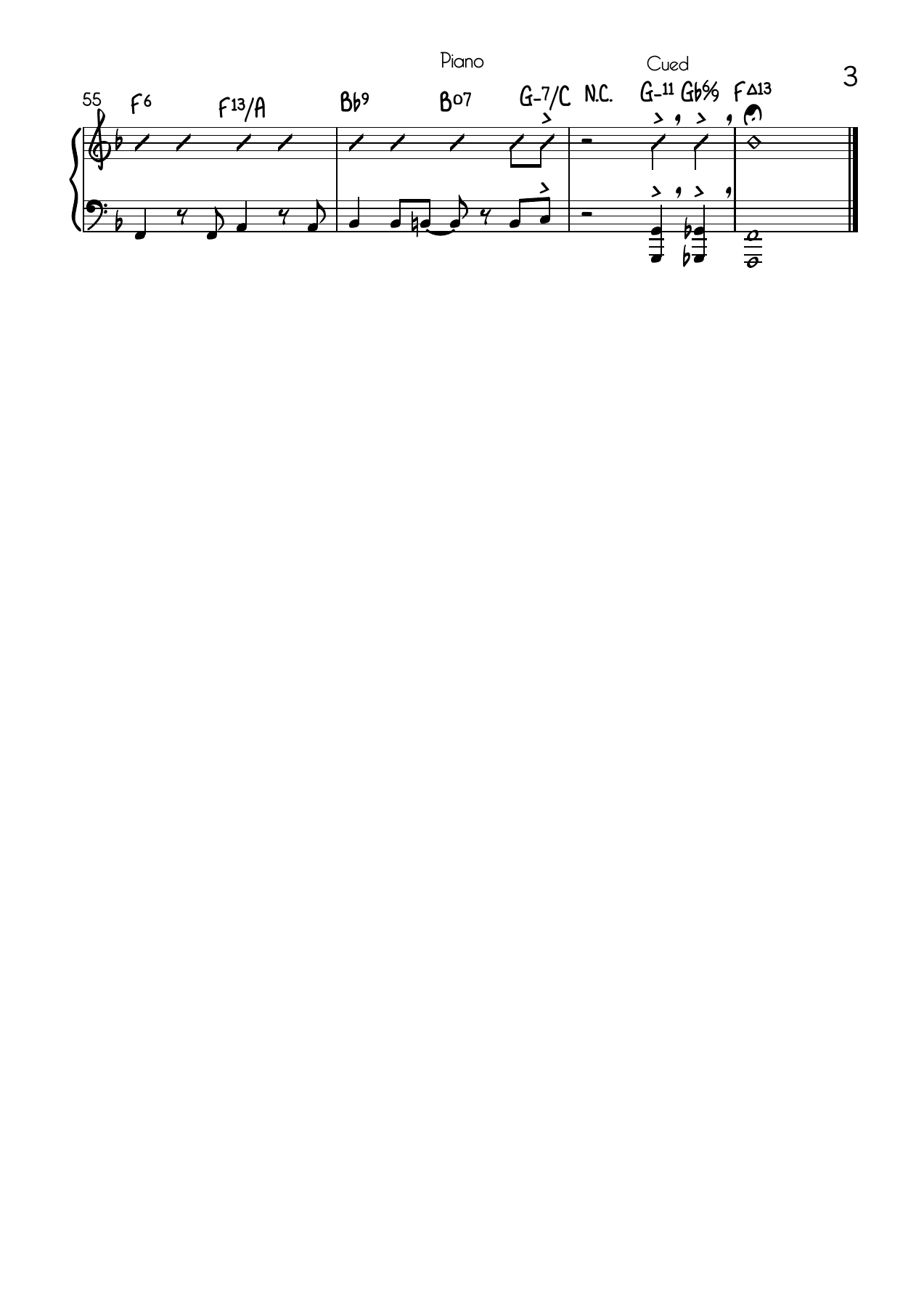You re Nobody Til Somebody Loves You Piano — page 3