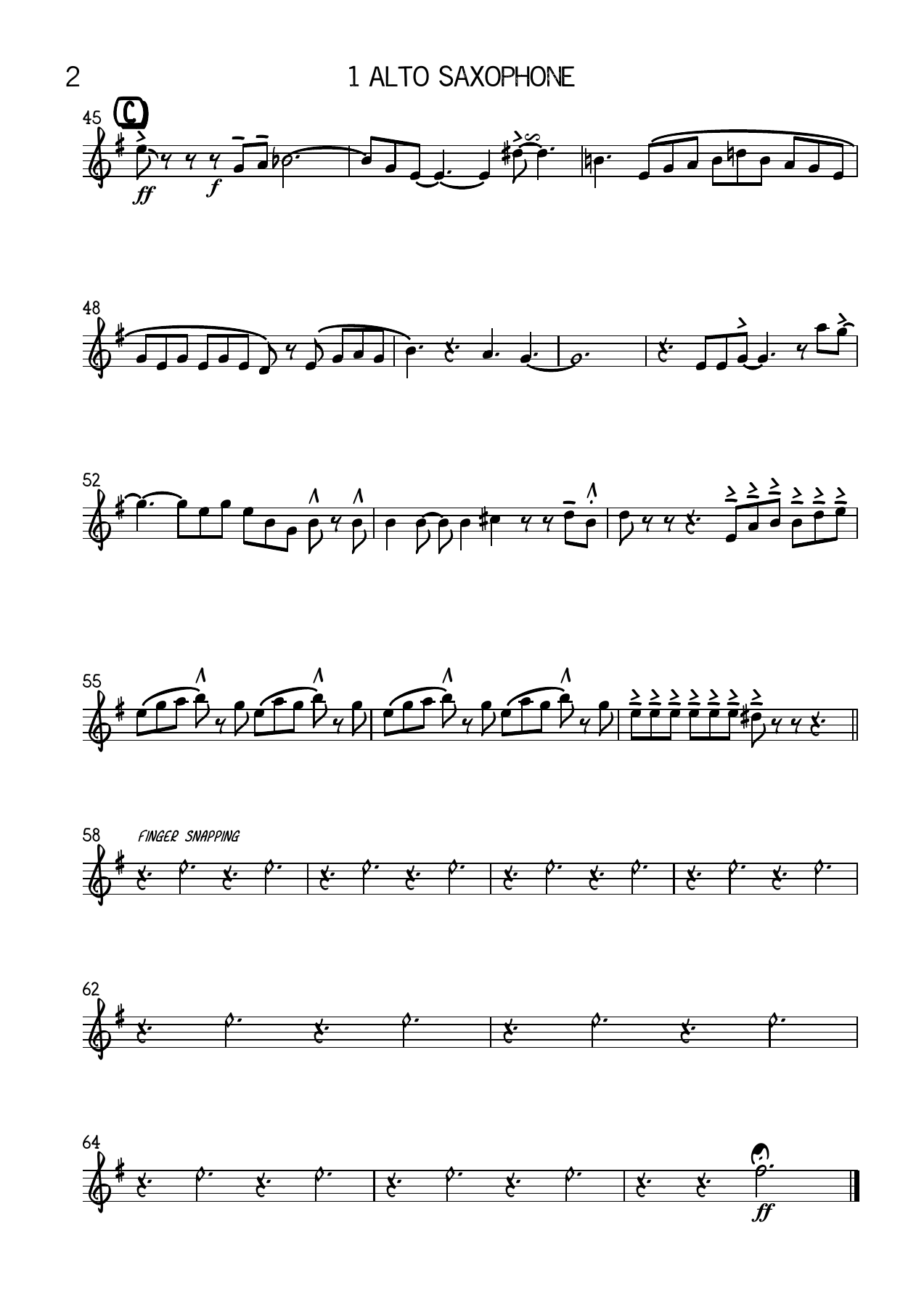 FEELING GOOD-Fm 1 Alto Saxophone — page 2