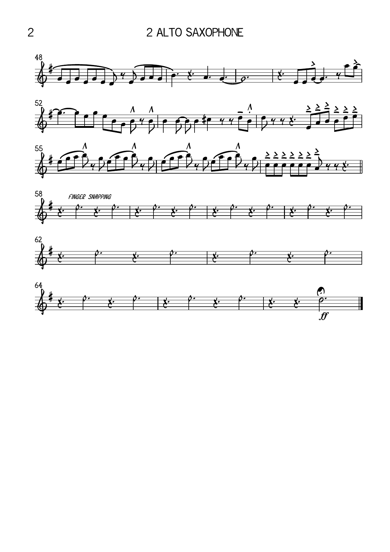 FEELING GOOD-Fm 2 Alto Saxophone — page 2