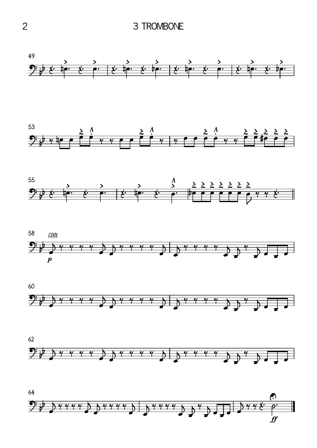 FEELING GOOD-Fm 3 Trombone — page 2