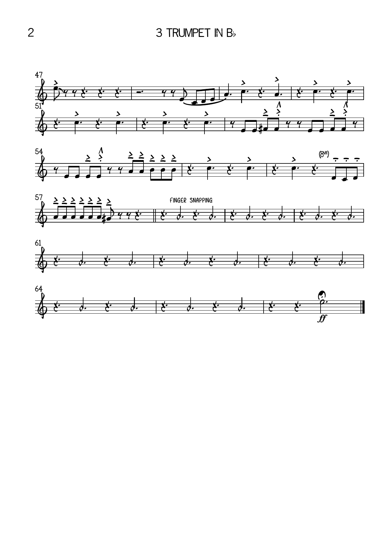 FEELING GOOD-Fm 3 Trumpet in Bb — page 2