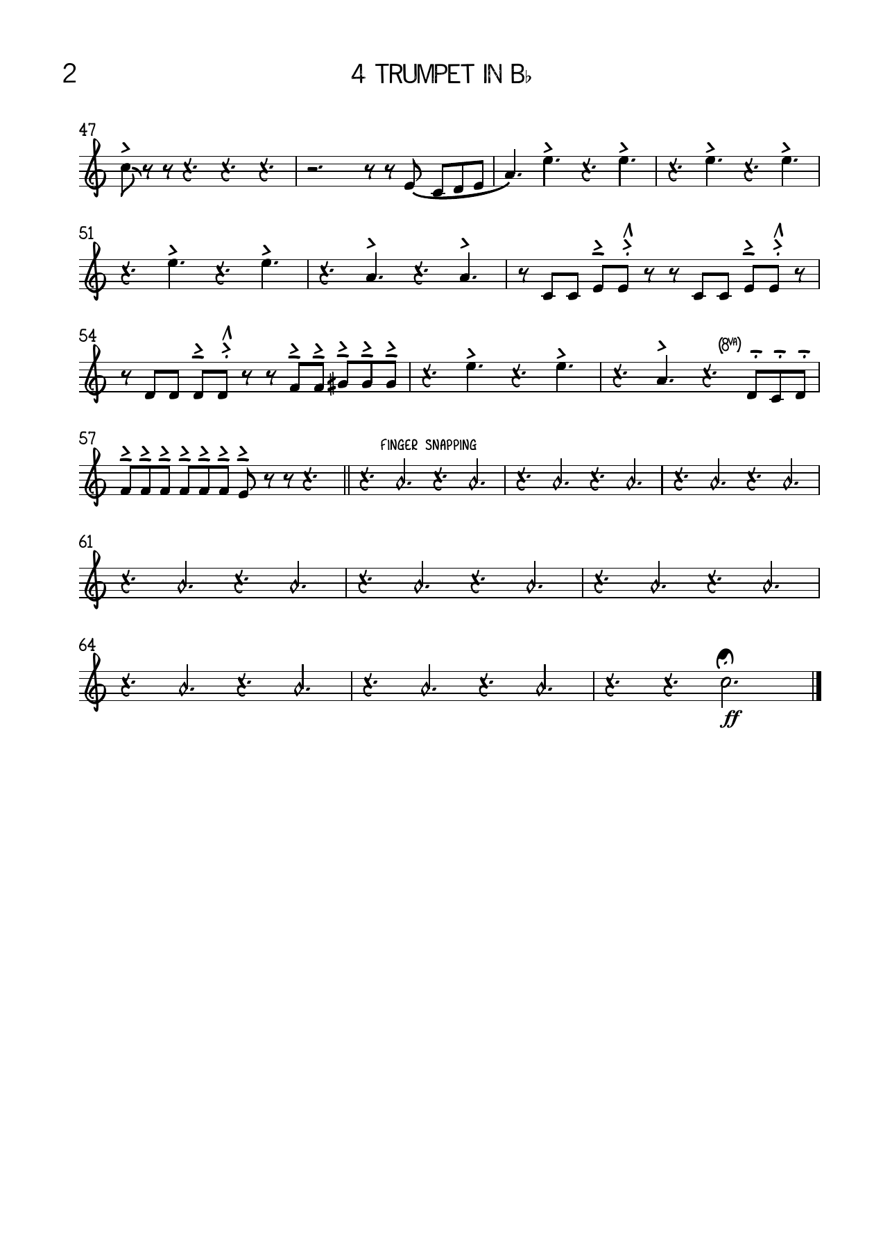 FEELING GOOD-Fm 4 Trumpet in Bb — page 2