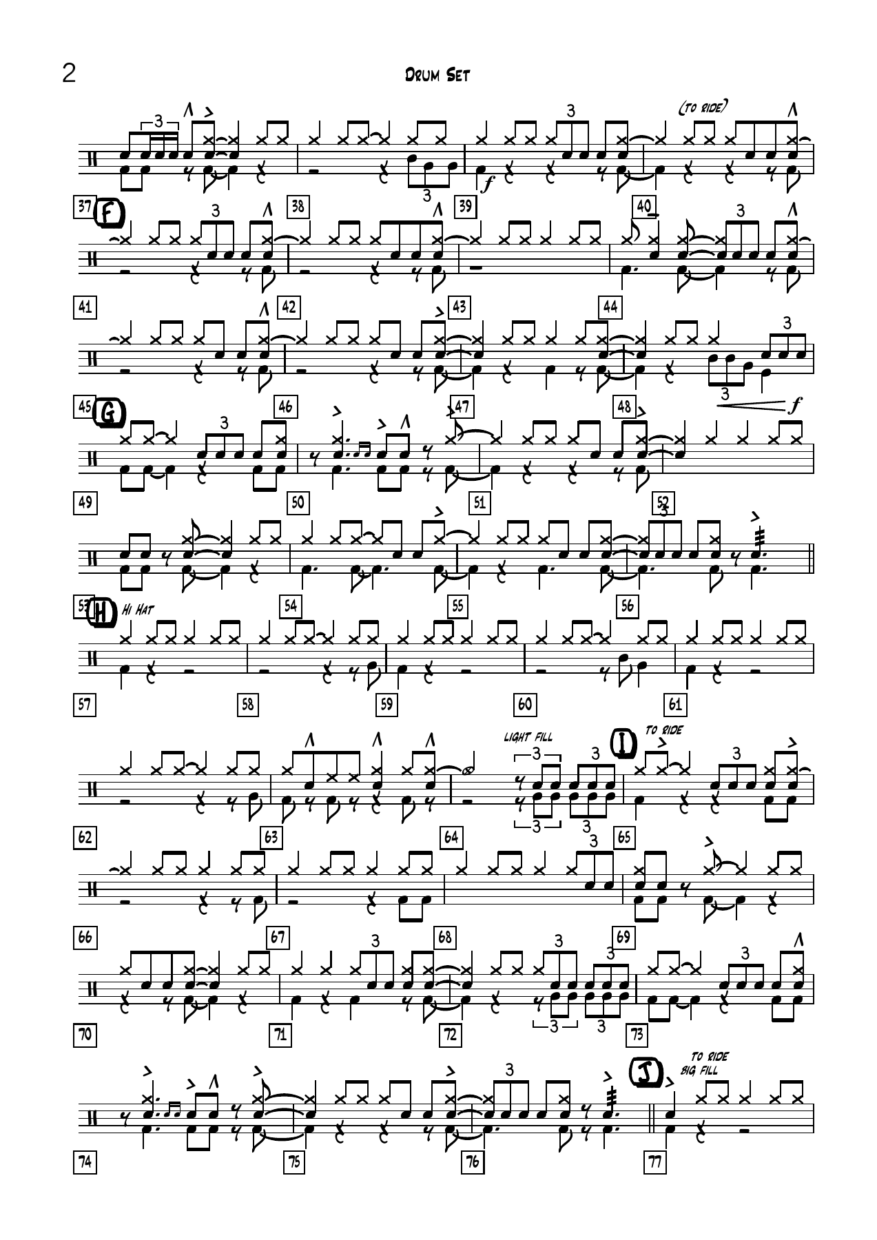 Drum Set — page 2
