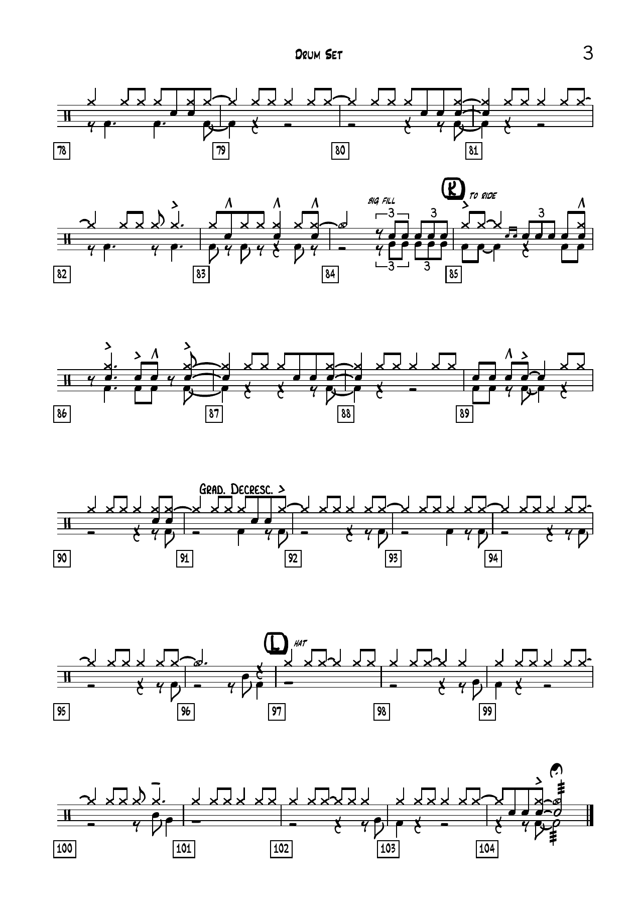 Drum Set — page 3