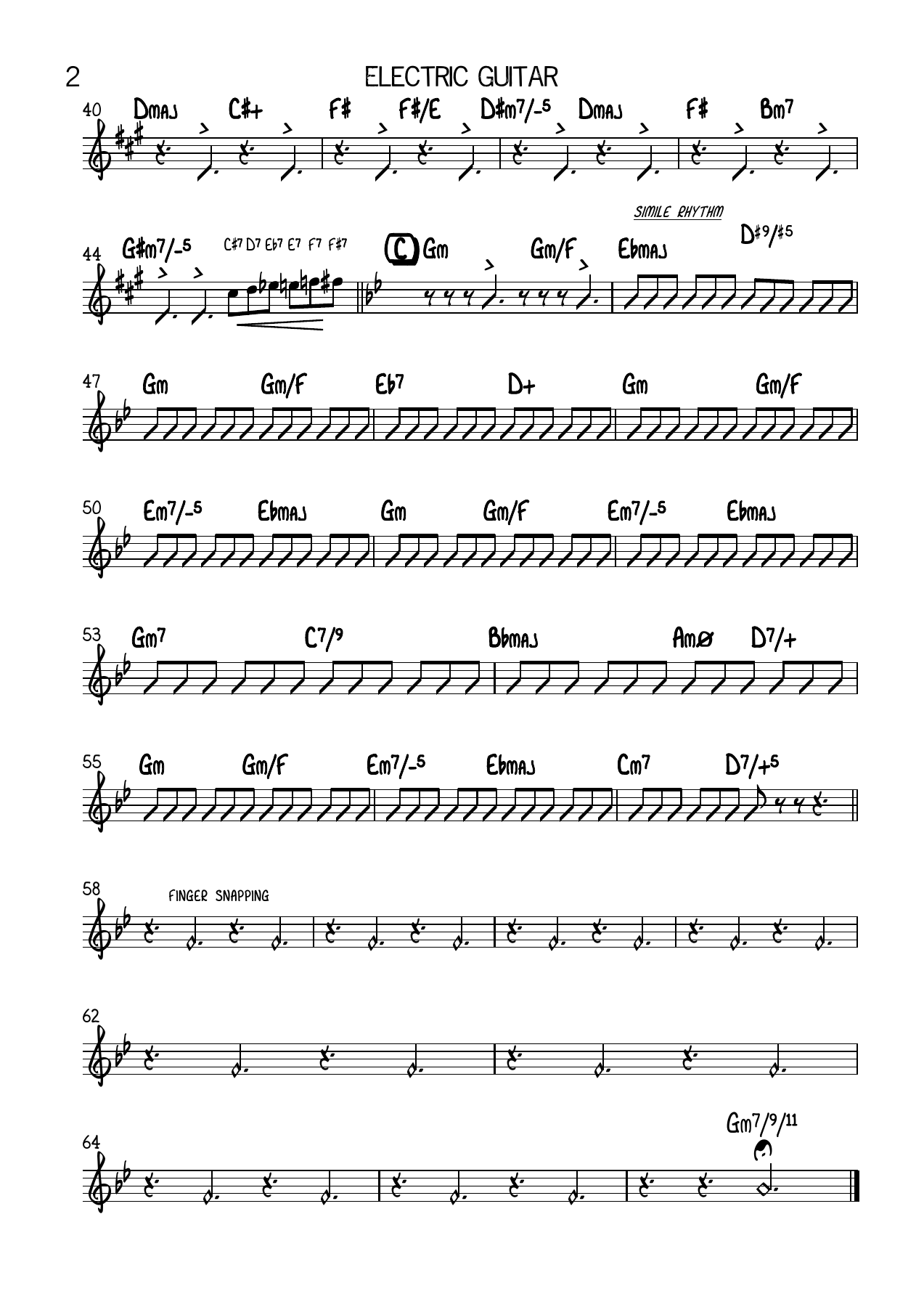FEELING GOOD-Fm Electric Guitar — page 2