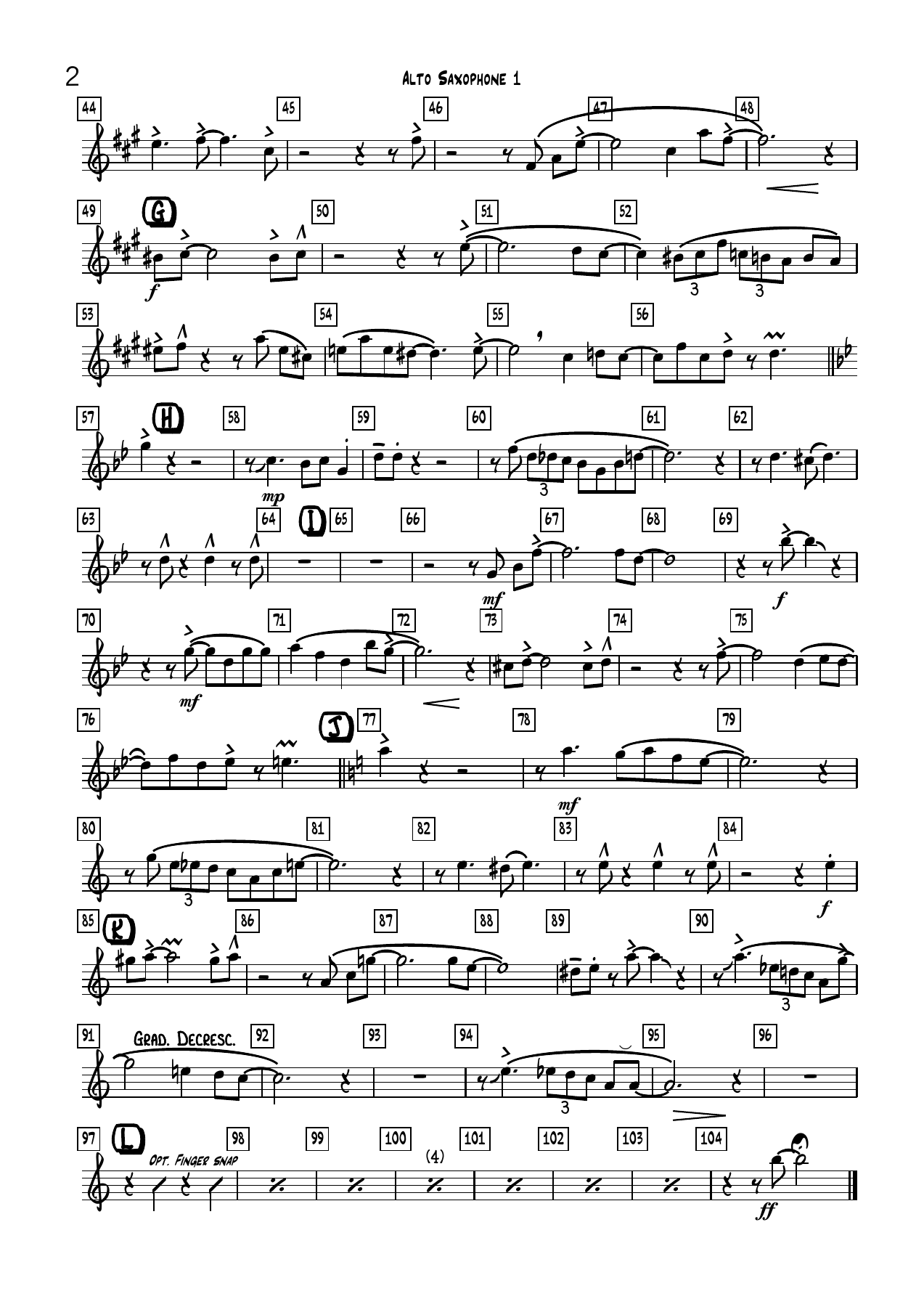 FEVER Alto Saxophone — page 2