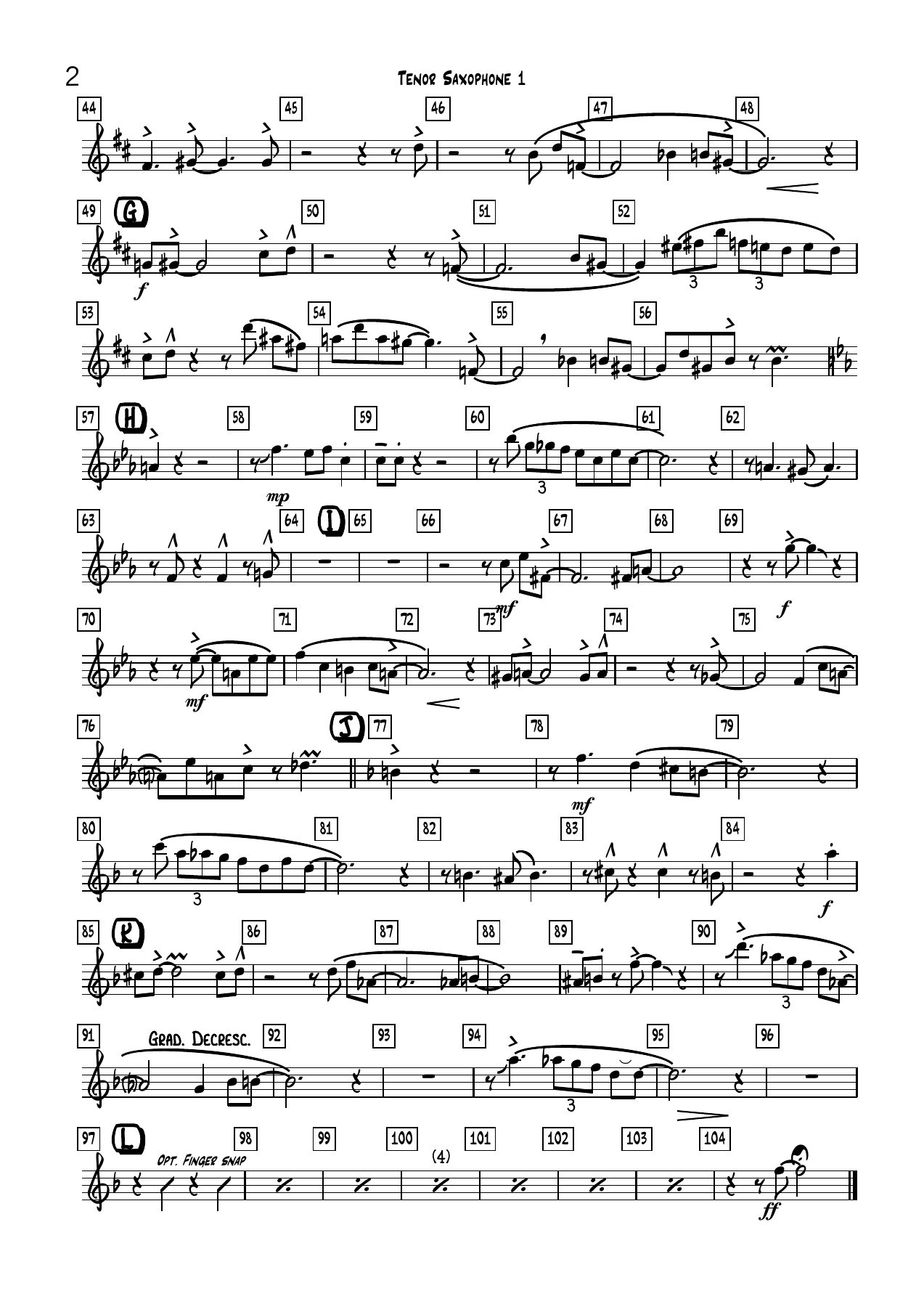 FEVER Tenor Saxophone — page 2