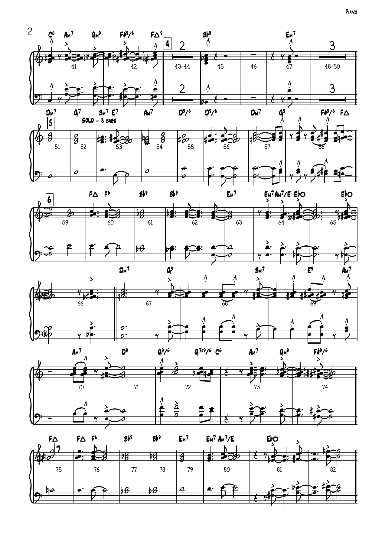 JUST FRIENDS -Cmajor Piano — page 2