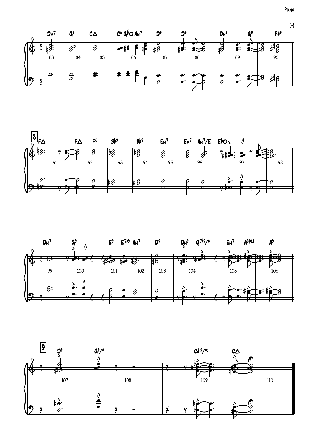 JUST FRIENDS -Cmajor Piano — page 3