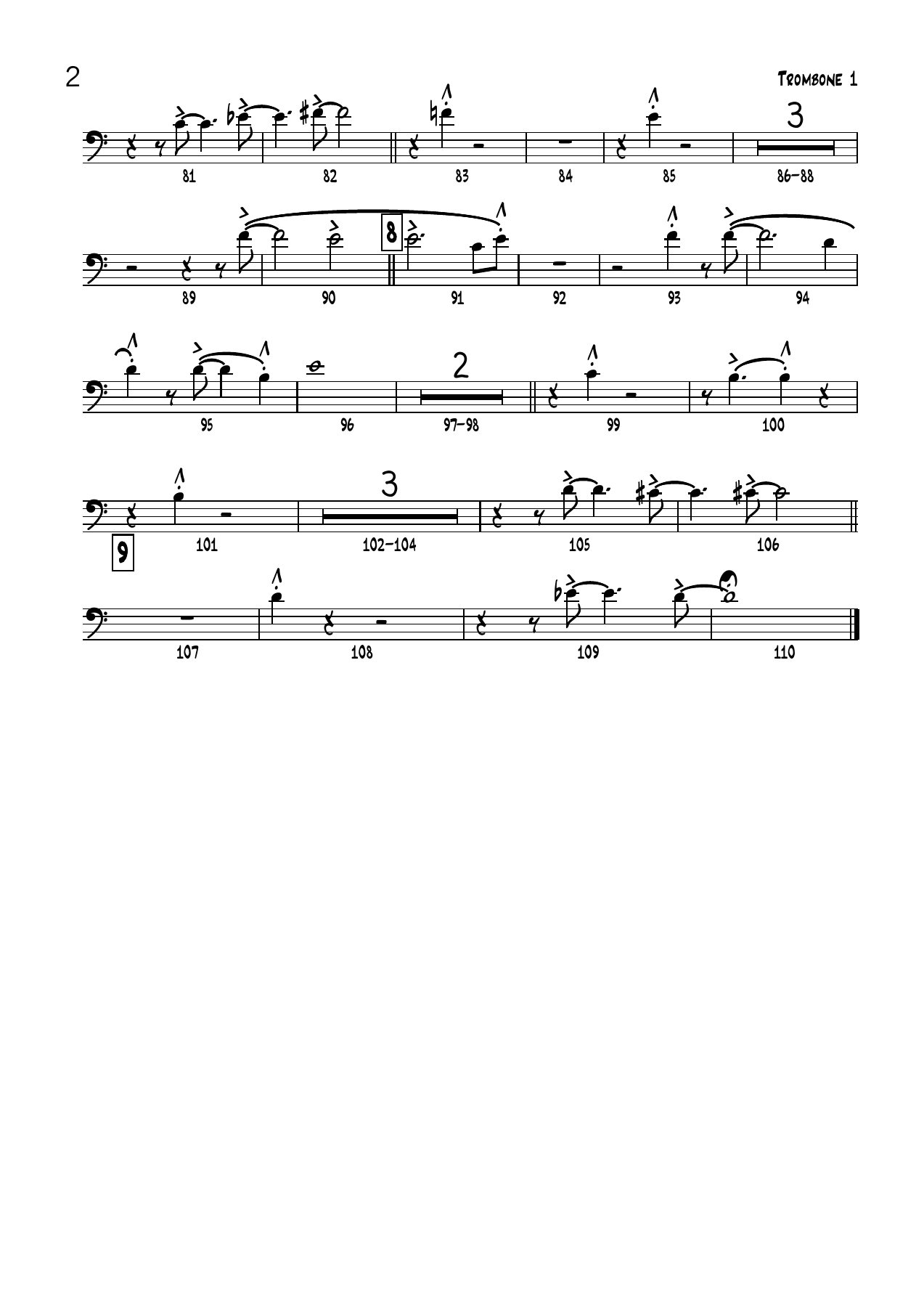 JUST FRIENDS -Cmajor Trombone — page 2