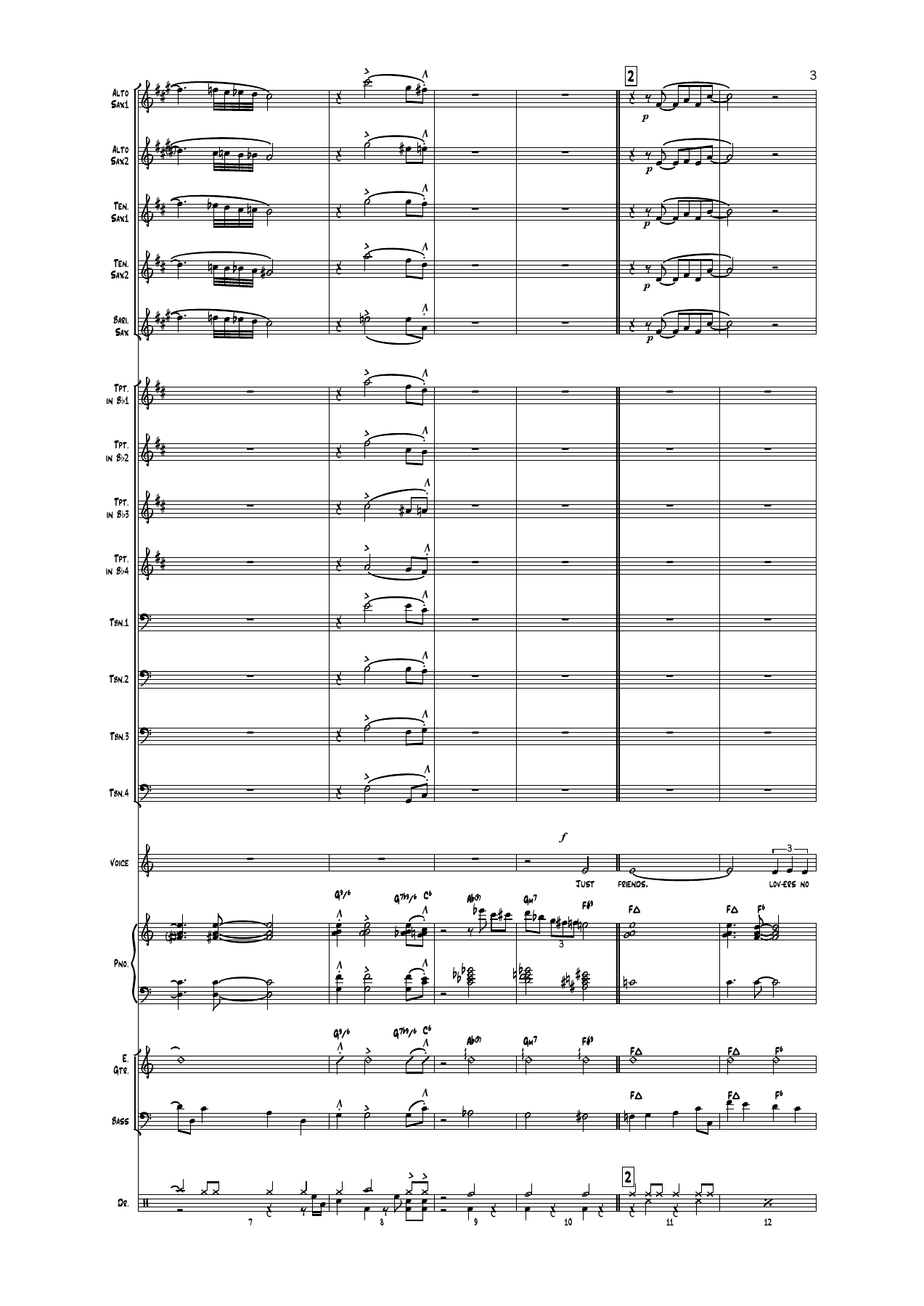 JUST FRIENDS -Cmajor.pdf conductor — page 3