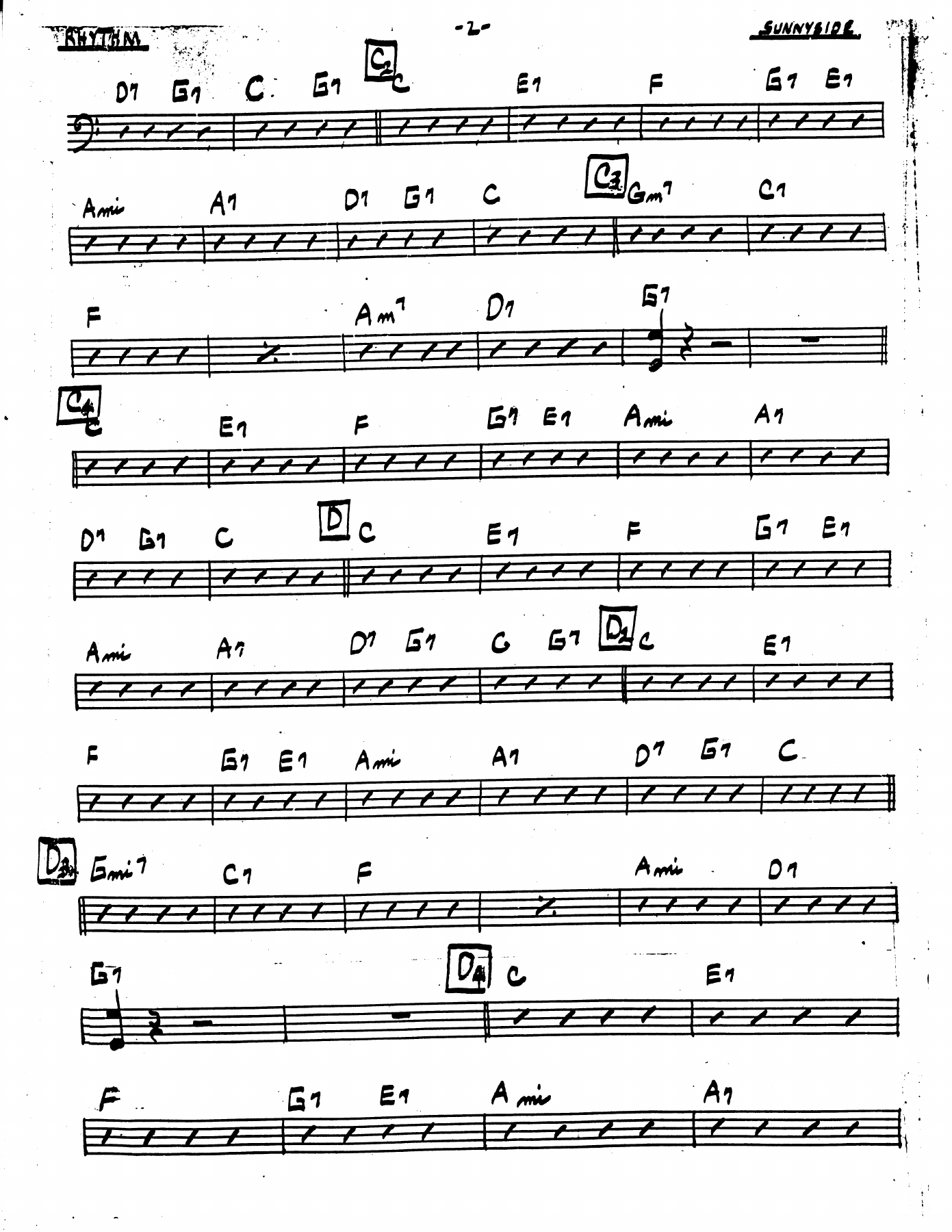 Rhythm 2 bass sunny side — page 2