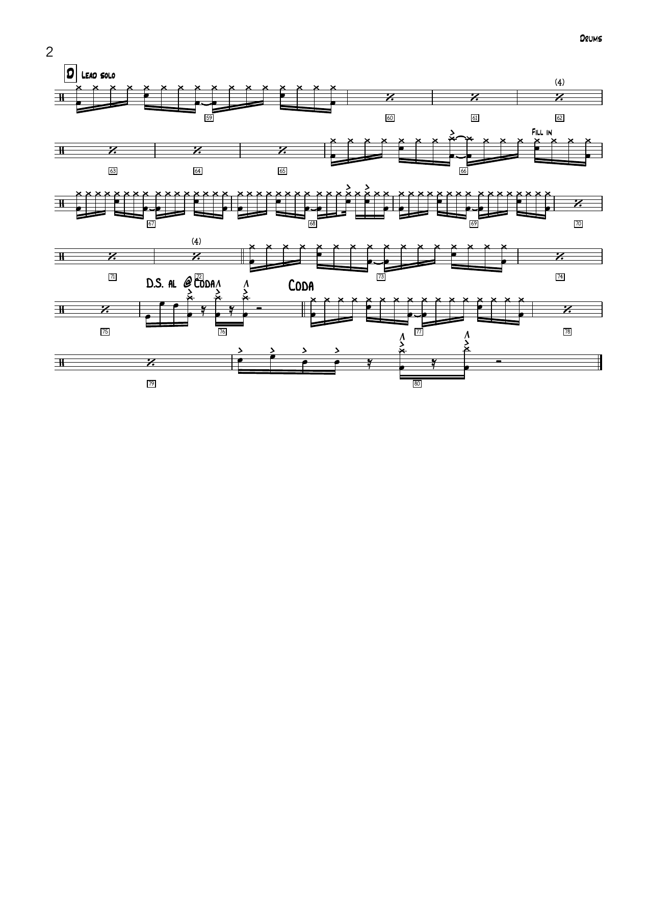 SUMMERTIME - vocal & big band Drums — page 2