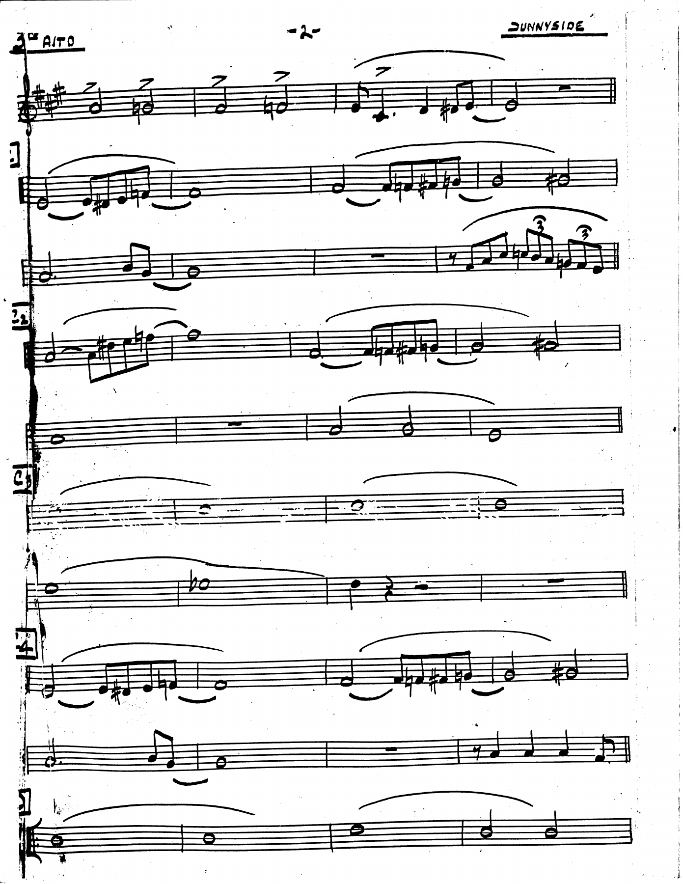 Sax 3 alto sunny side — page 2