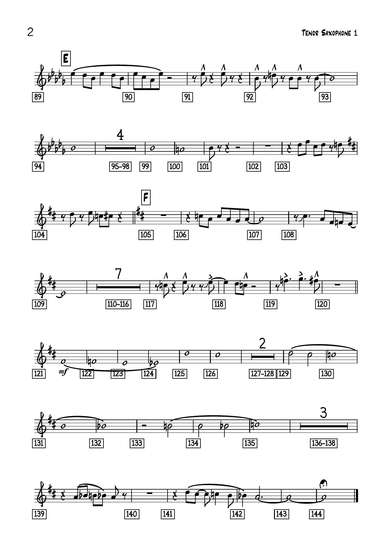 1 Tenor — page 2