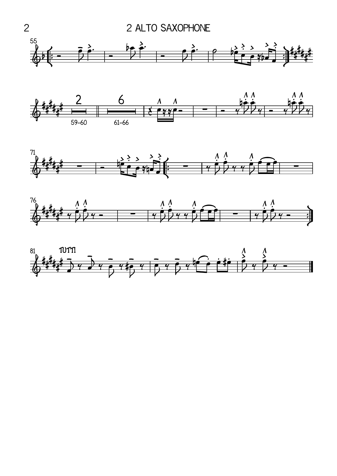 THINK 2 Alto Saxophone — page 2