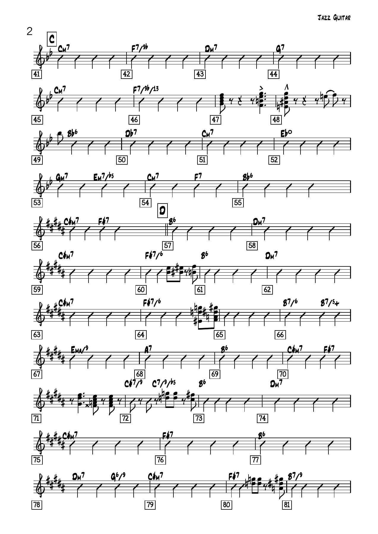Jazz Guitar — page 2