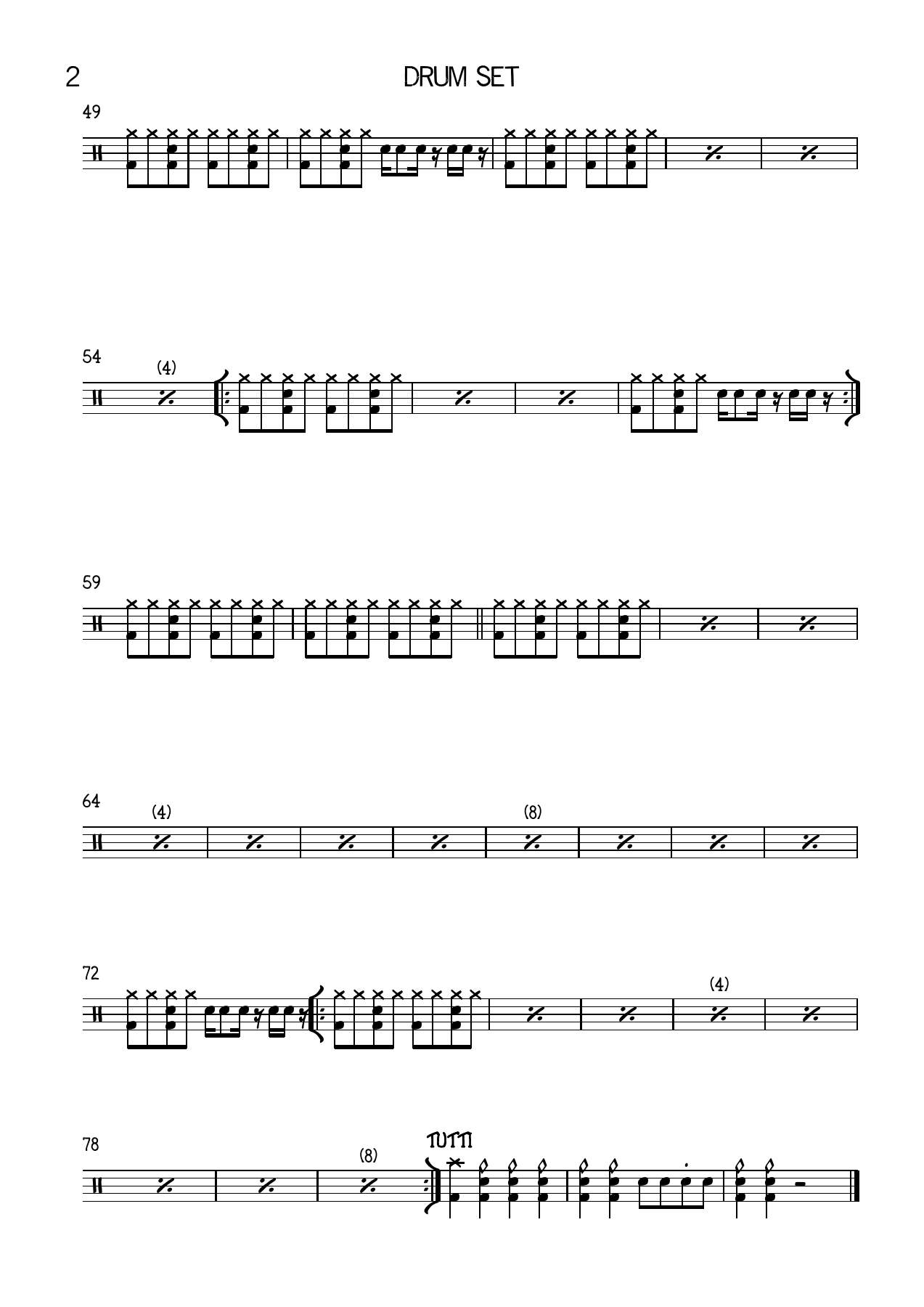 THINK Drum Set — page 2