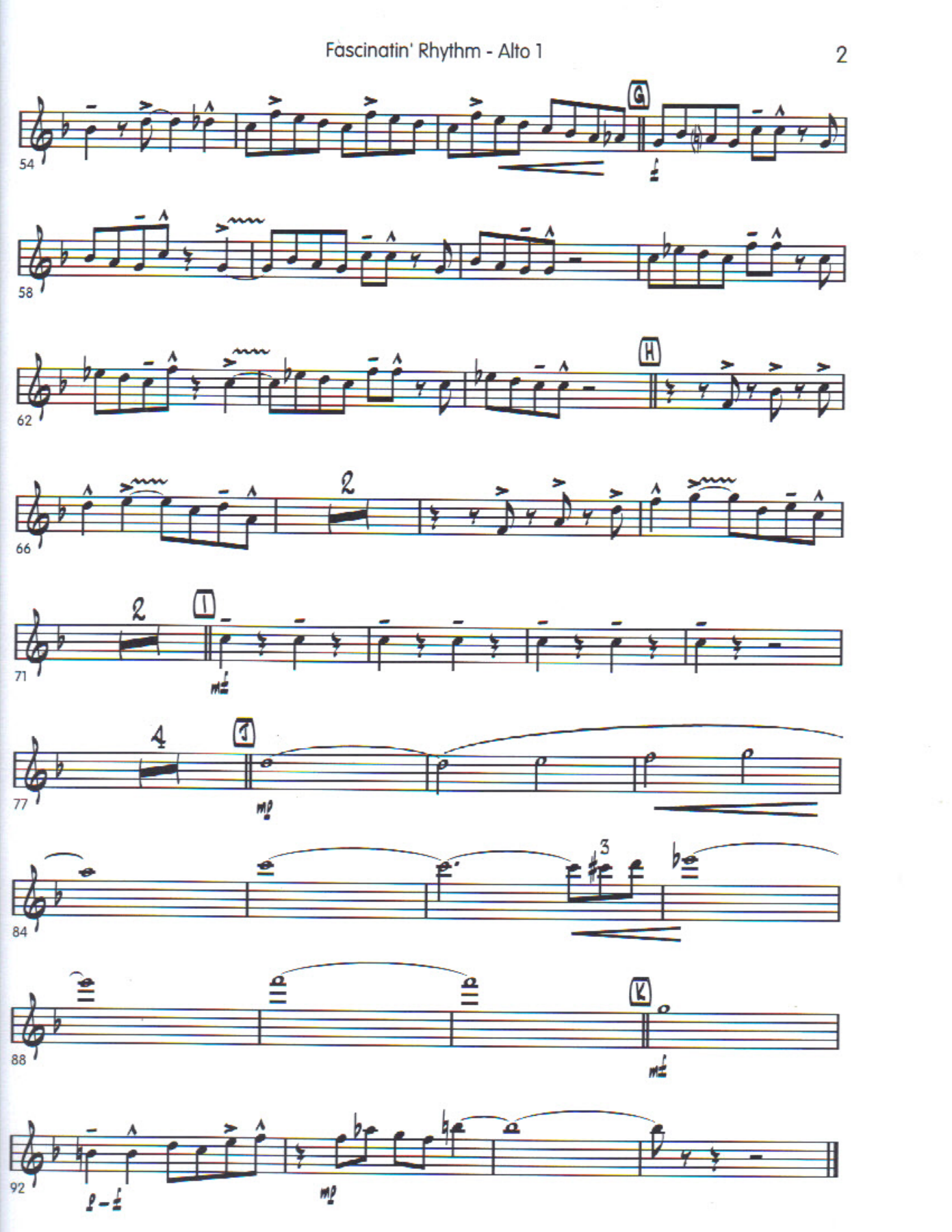 Fascinatin rythm alto — page 2