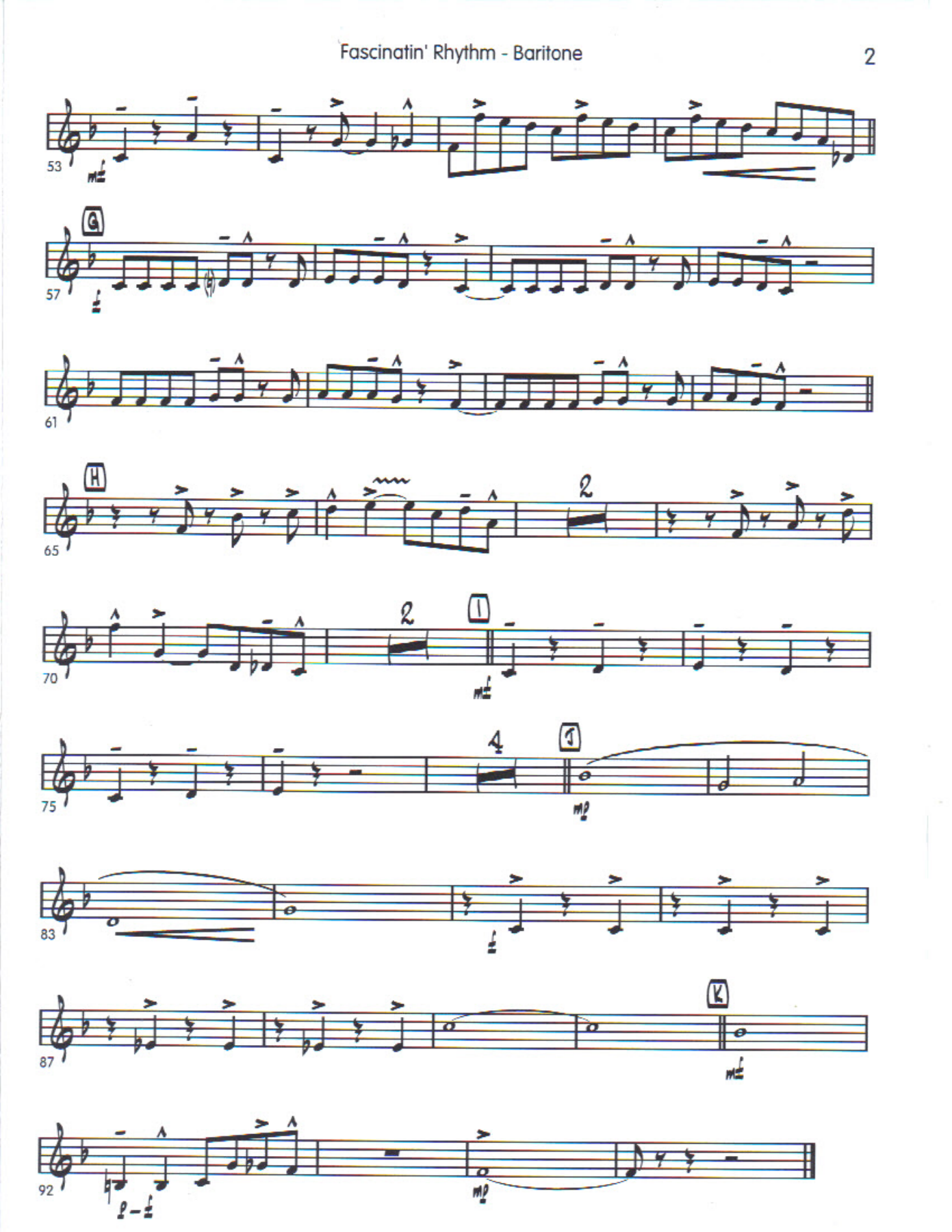 Fascinatin rythm baritone — page 2