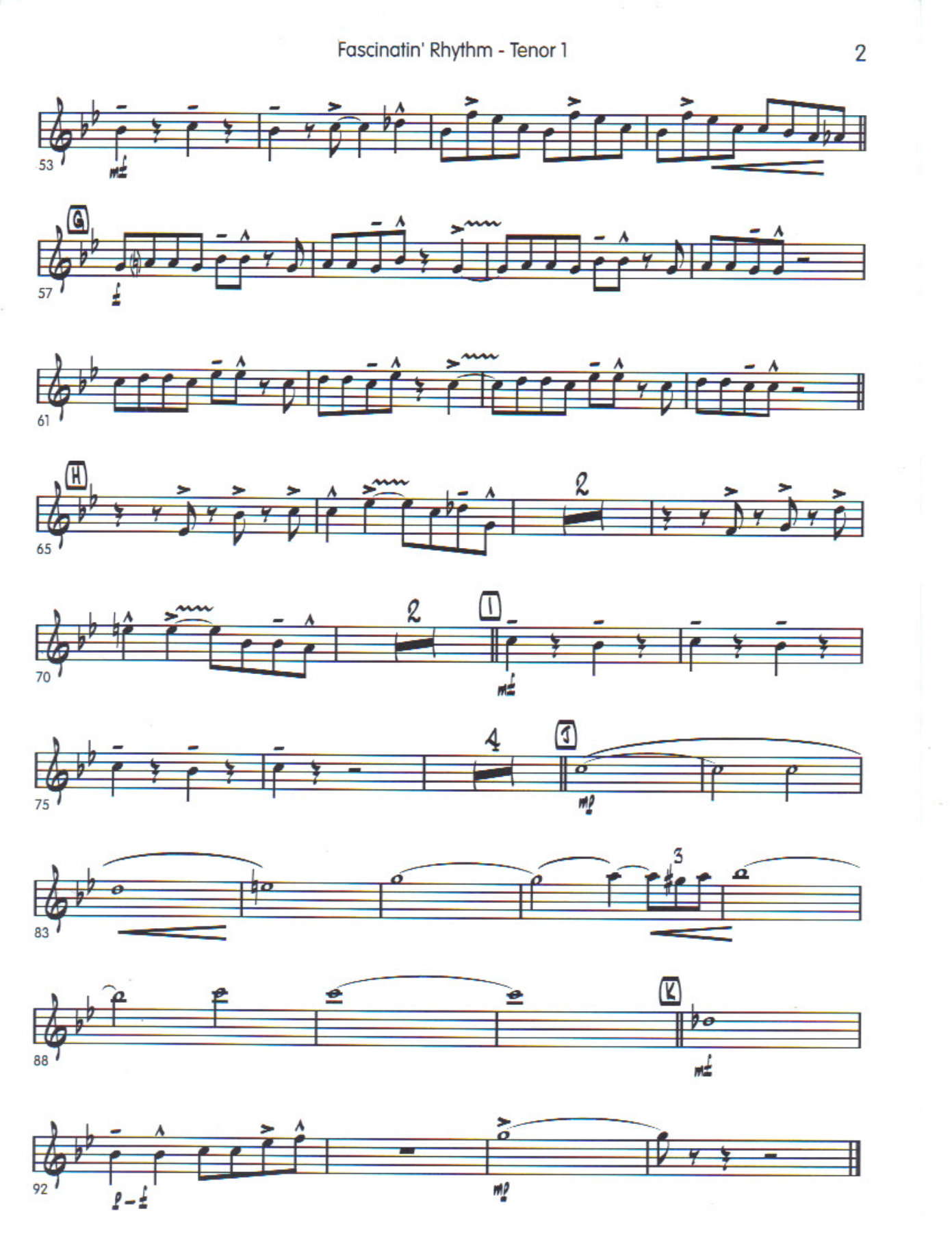 Fascinatin rythm tenor — page 2