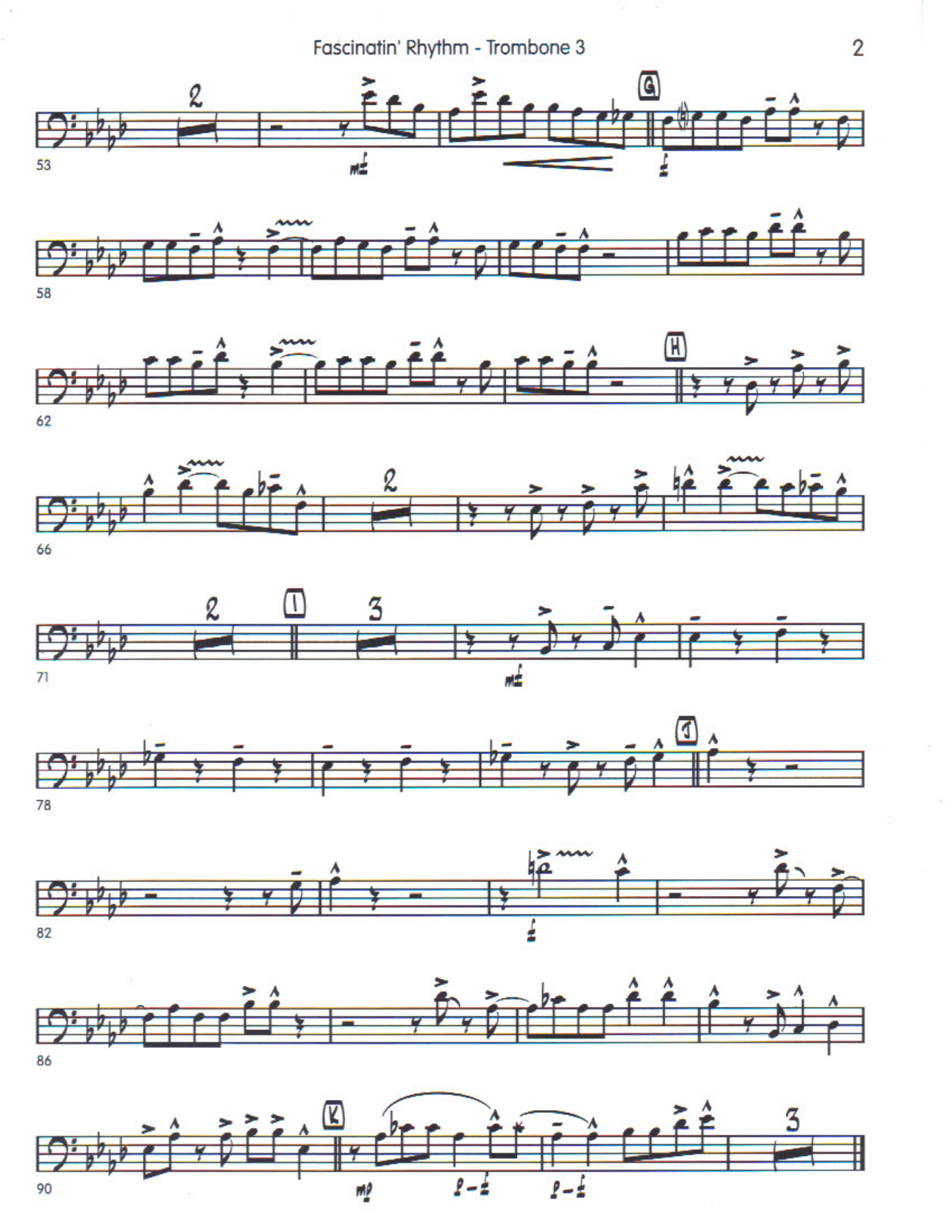 Fascinatin rythm trombone 3 PDF — page 2