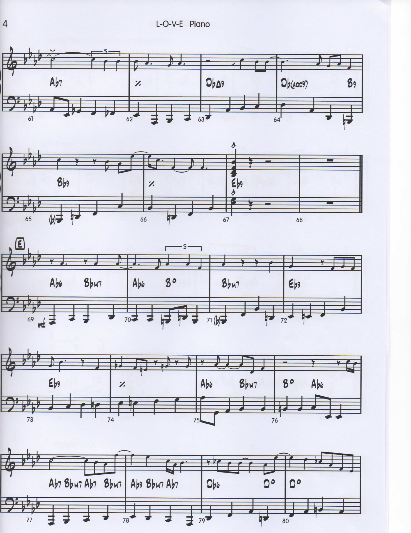 LOVE piano pg4 — sheet music cover (first page)