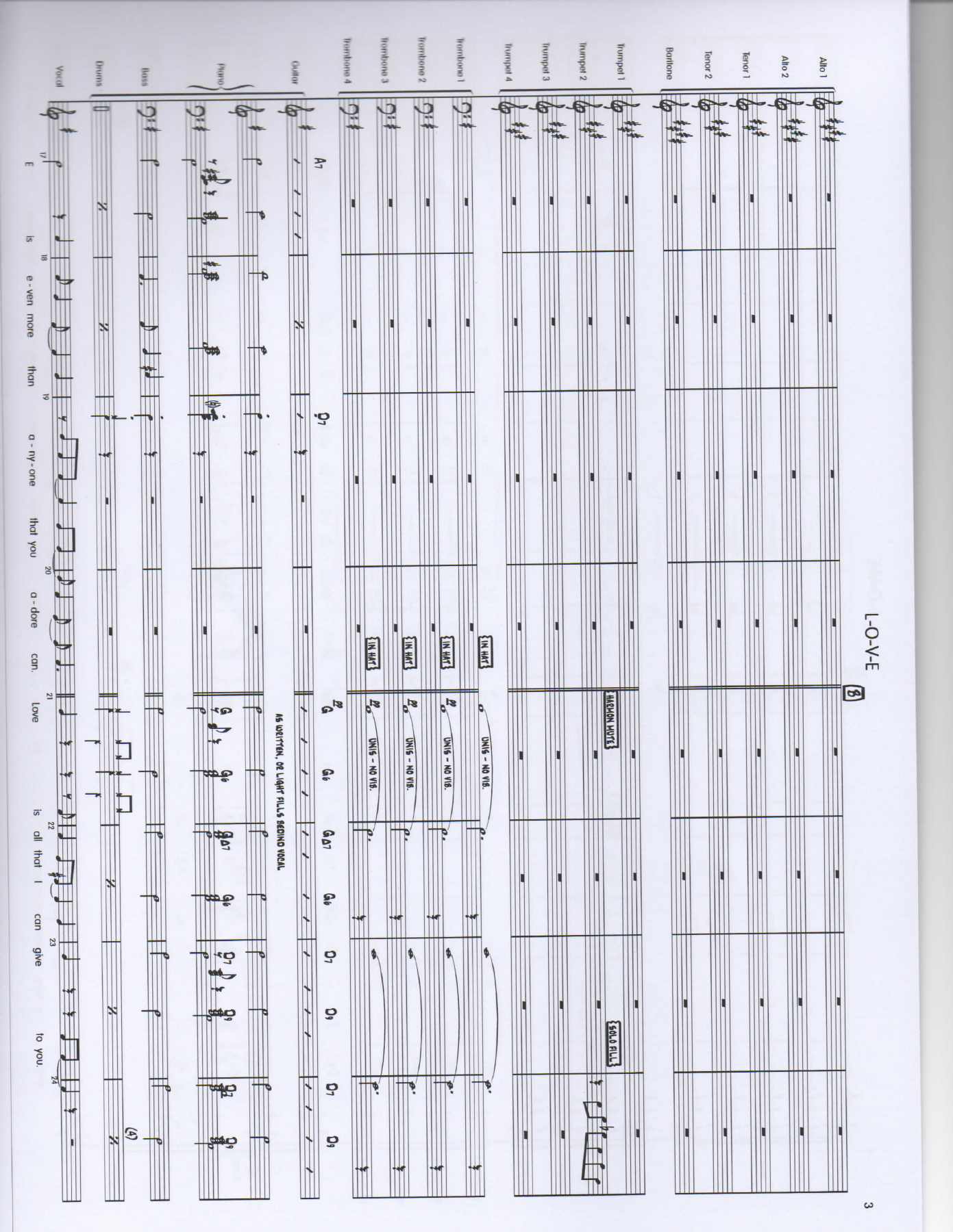 LOVE Score pg3 — sheet music cover (first page)
