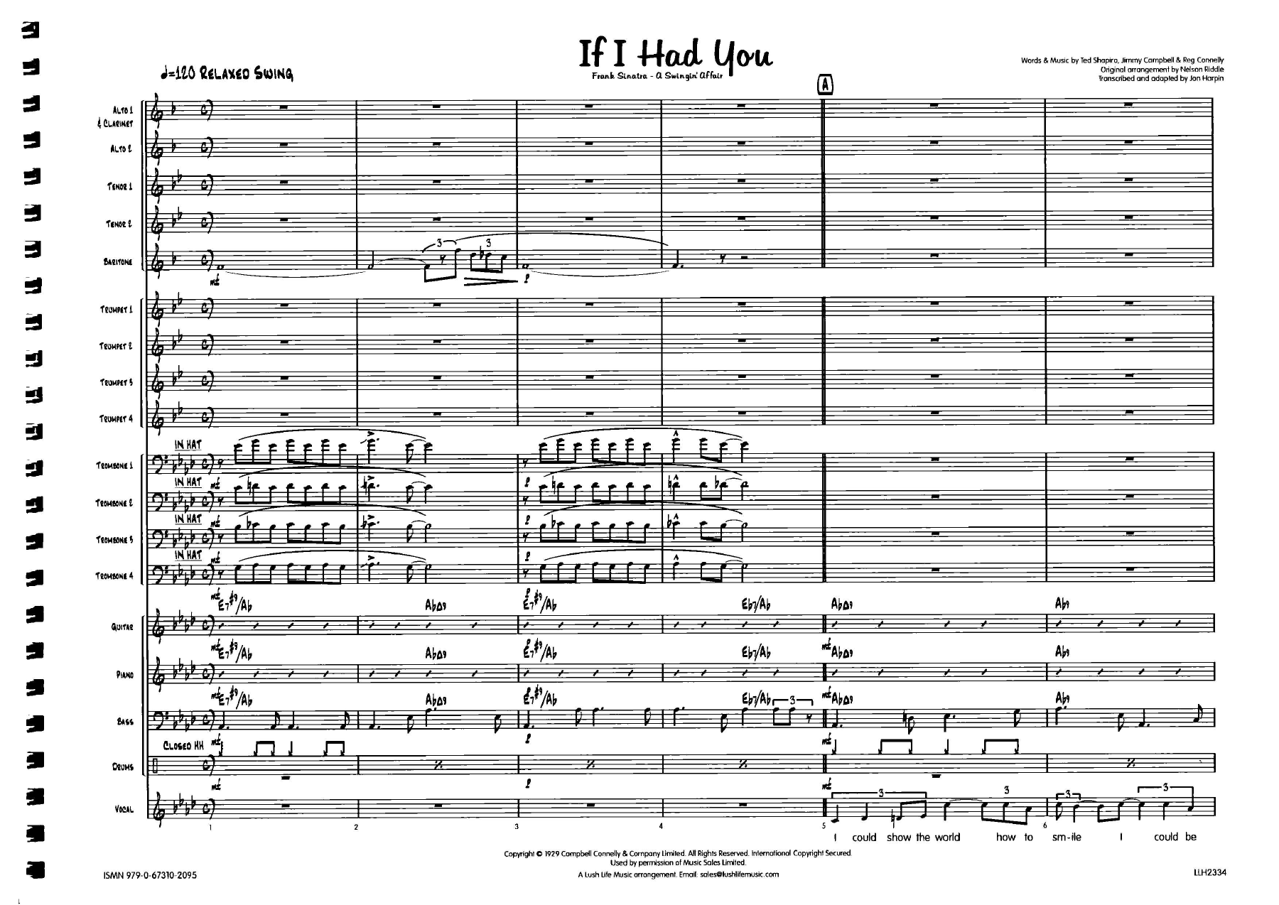 IfIHadYou Complete Score — sheet music cover (first page)