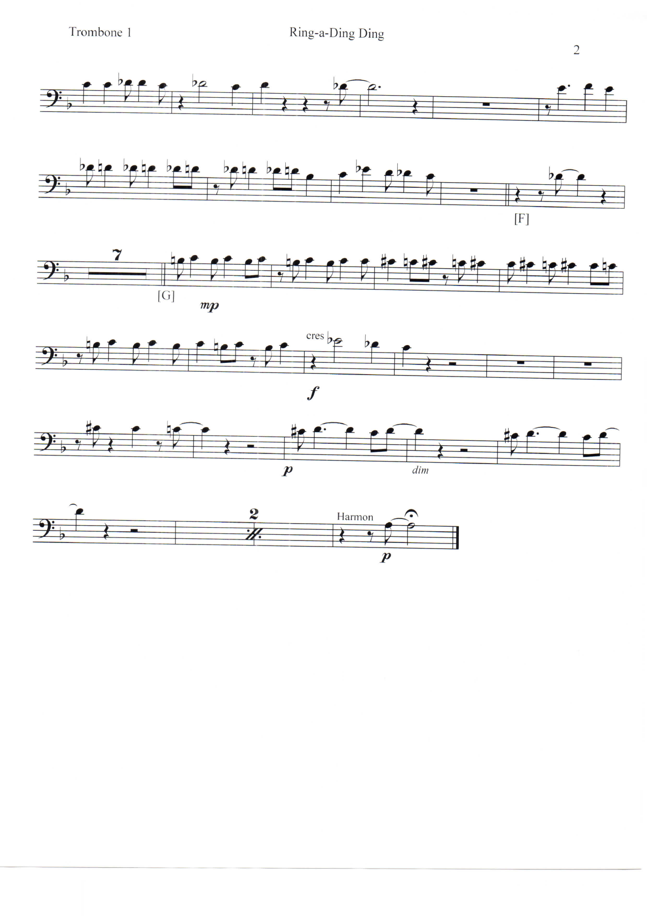 Ring-a-Ding Ding Trombone — page 2