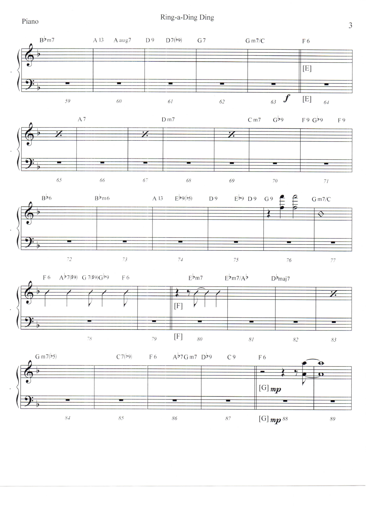 Ring-a-Ding Ding Piano — page 3