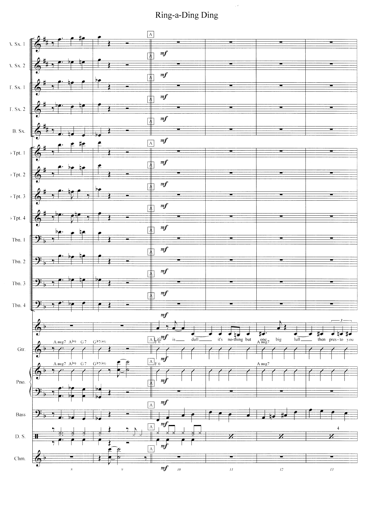 Ring-a-Ding Ding Score — page 2