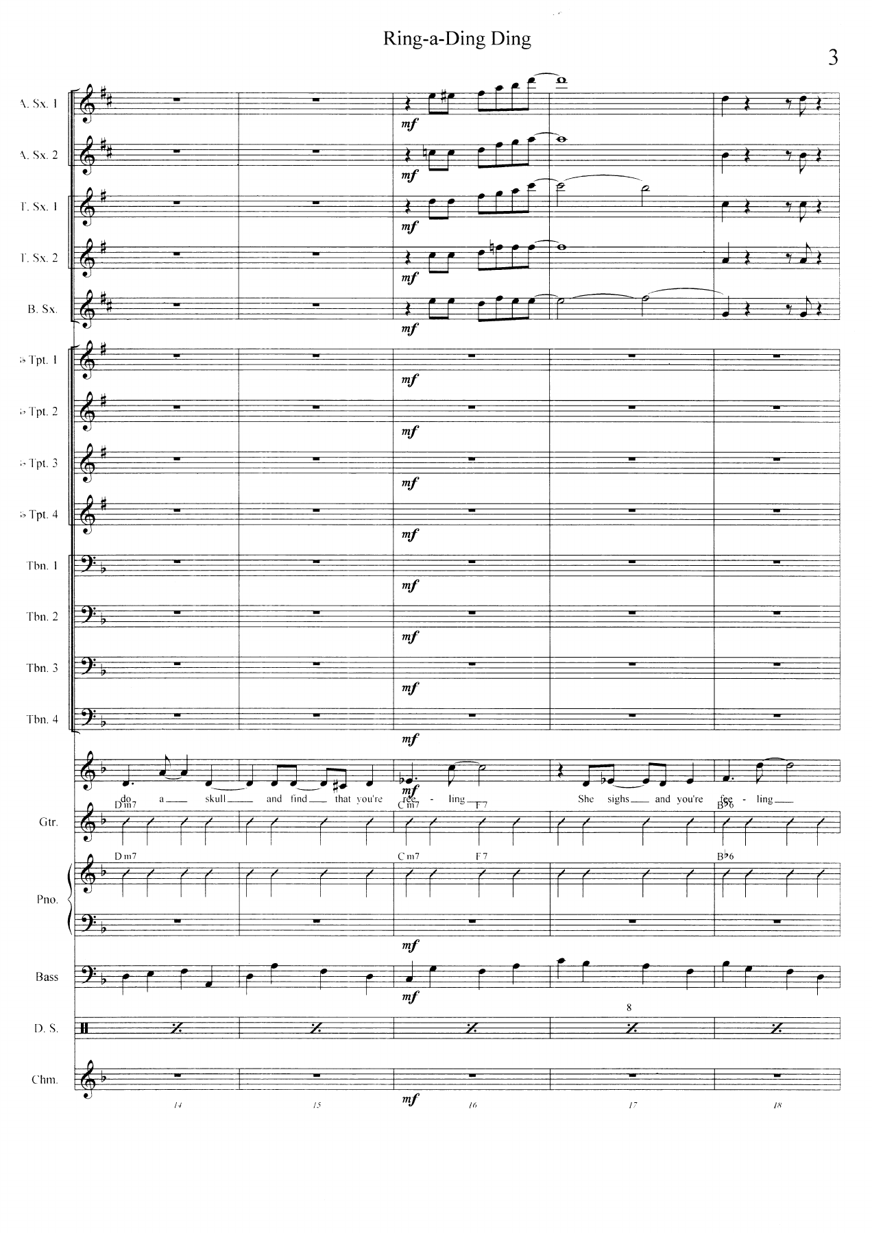 Ring-a-Ding Ding Score — page 3