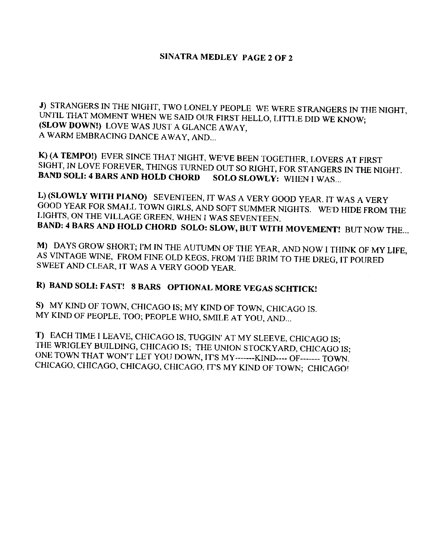 Sinatra Medley — page 2