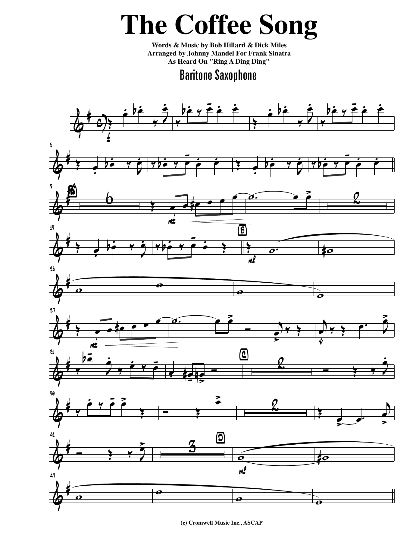 Coffee Song, The — page 2