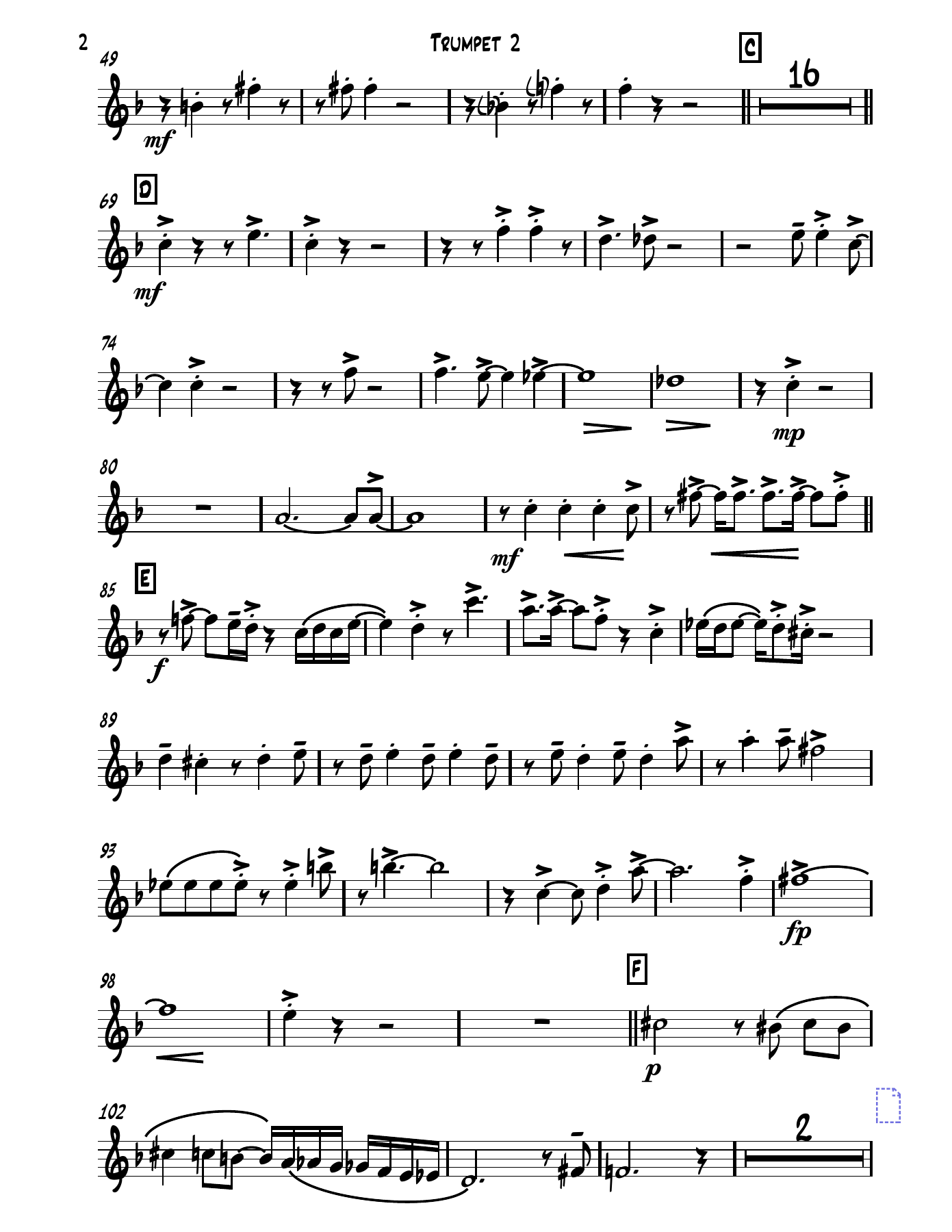 Estate J 01 Trumpet — page 2
