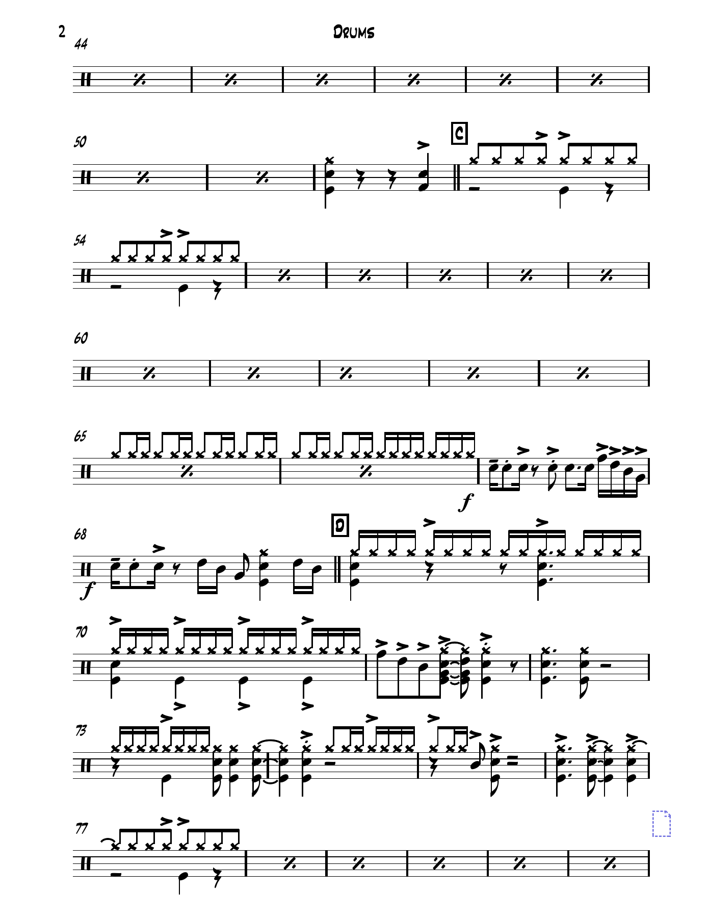 Estate J 01 Drums — page 2