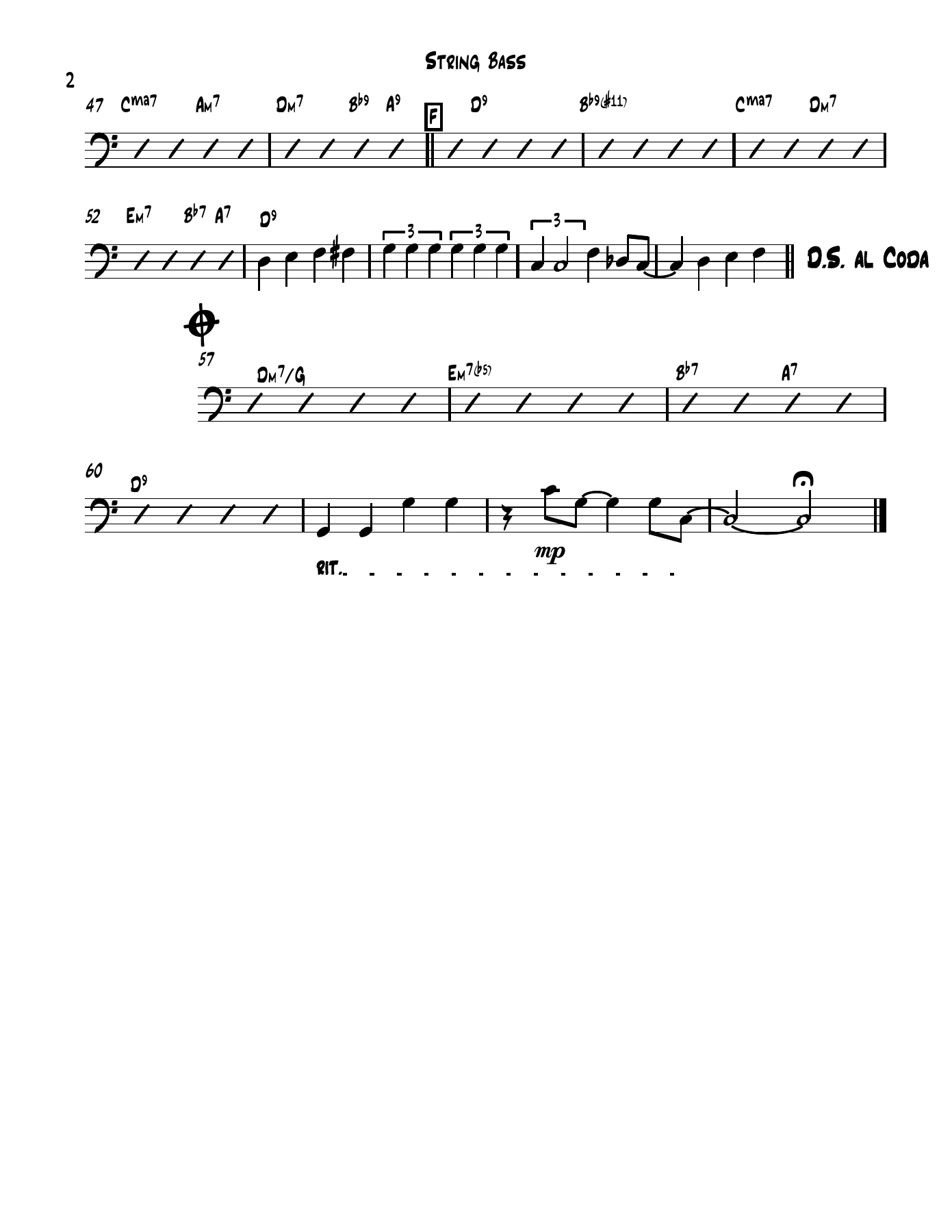 18 String Bass. — page 2