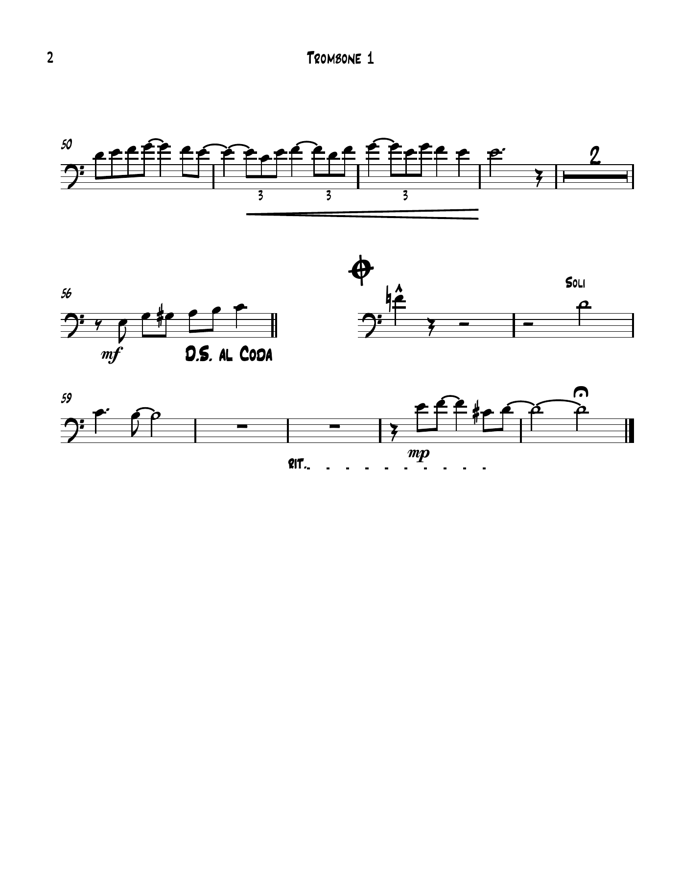 11 Trombone 1. — page 2
