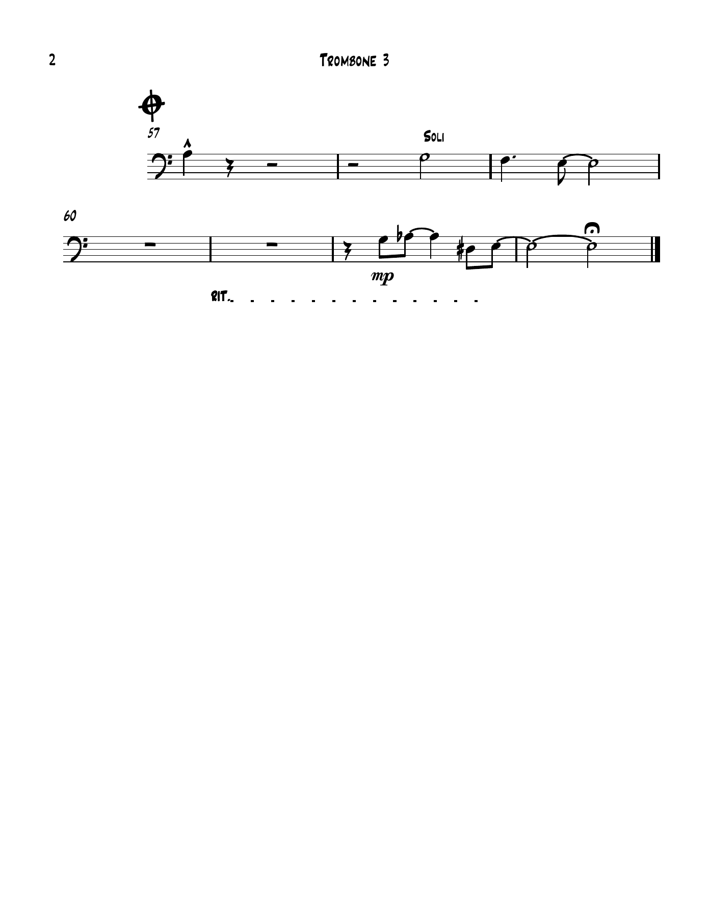 13 Trombone 3. — page 2