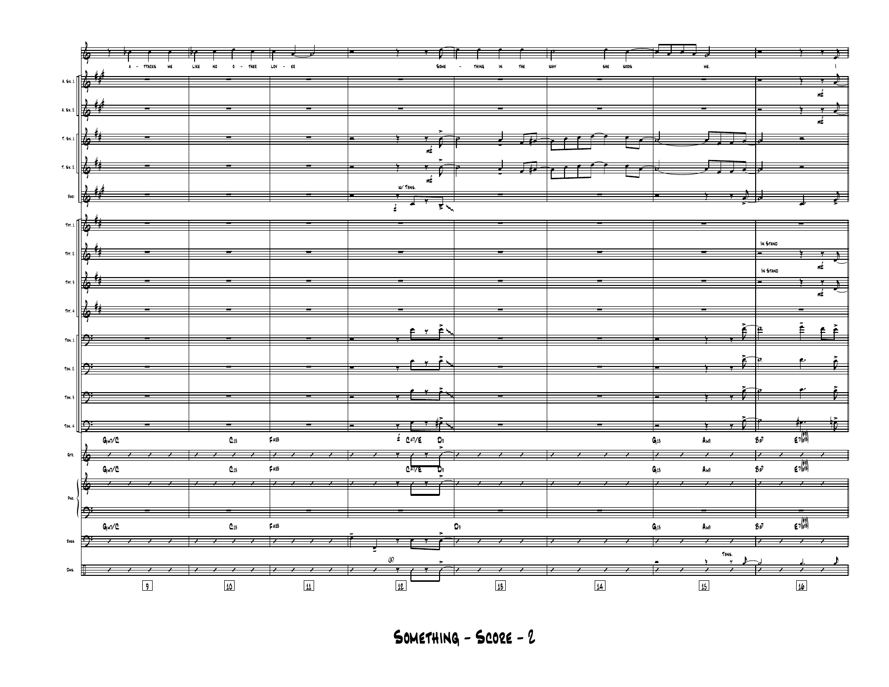 Something score — page 2