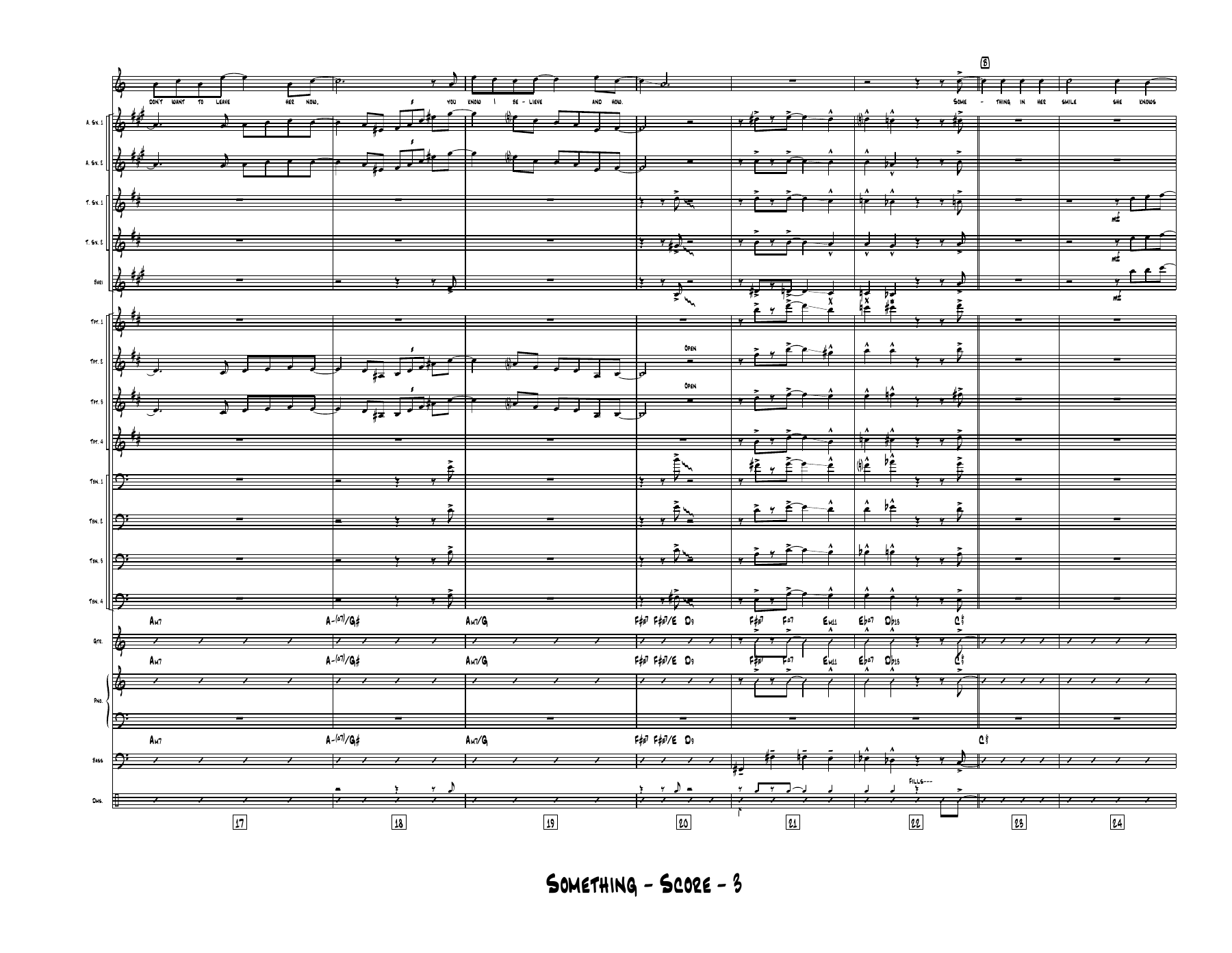 Something score — page 3