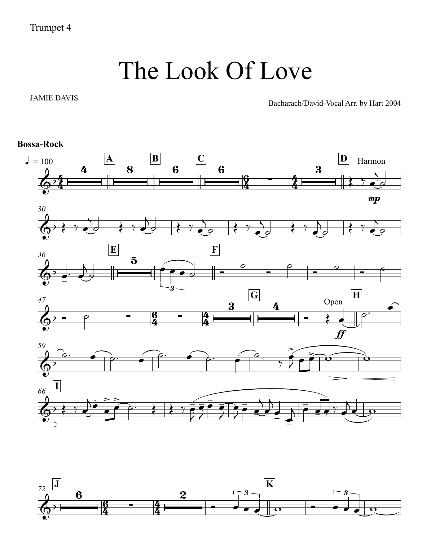 Tpt 4. — sheet music cover (first page)