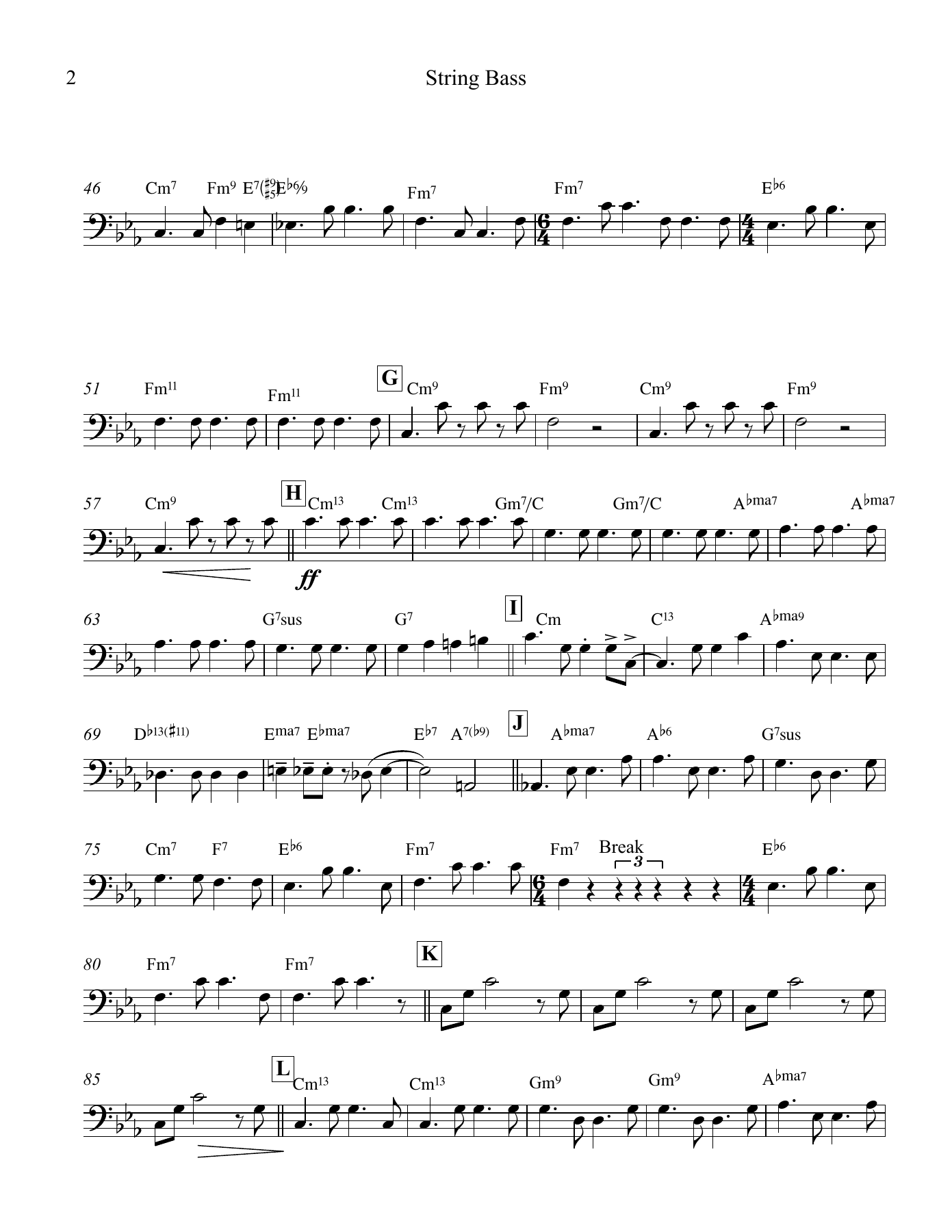 01 String Bass. — page 2
