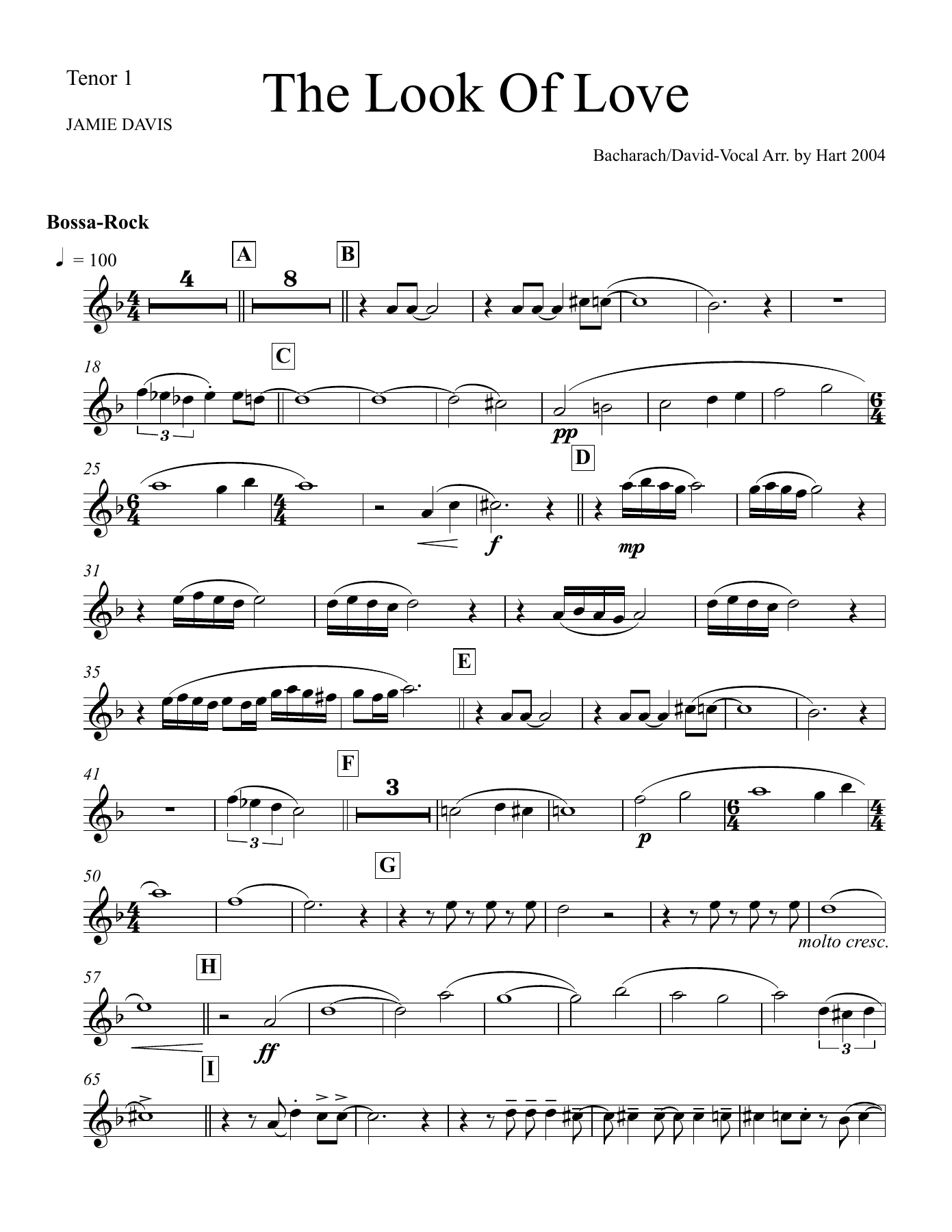 03 Tenor 1. — sheet music cover (first page)