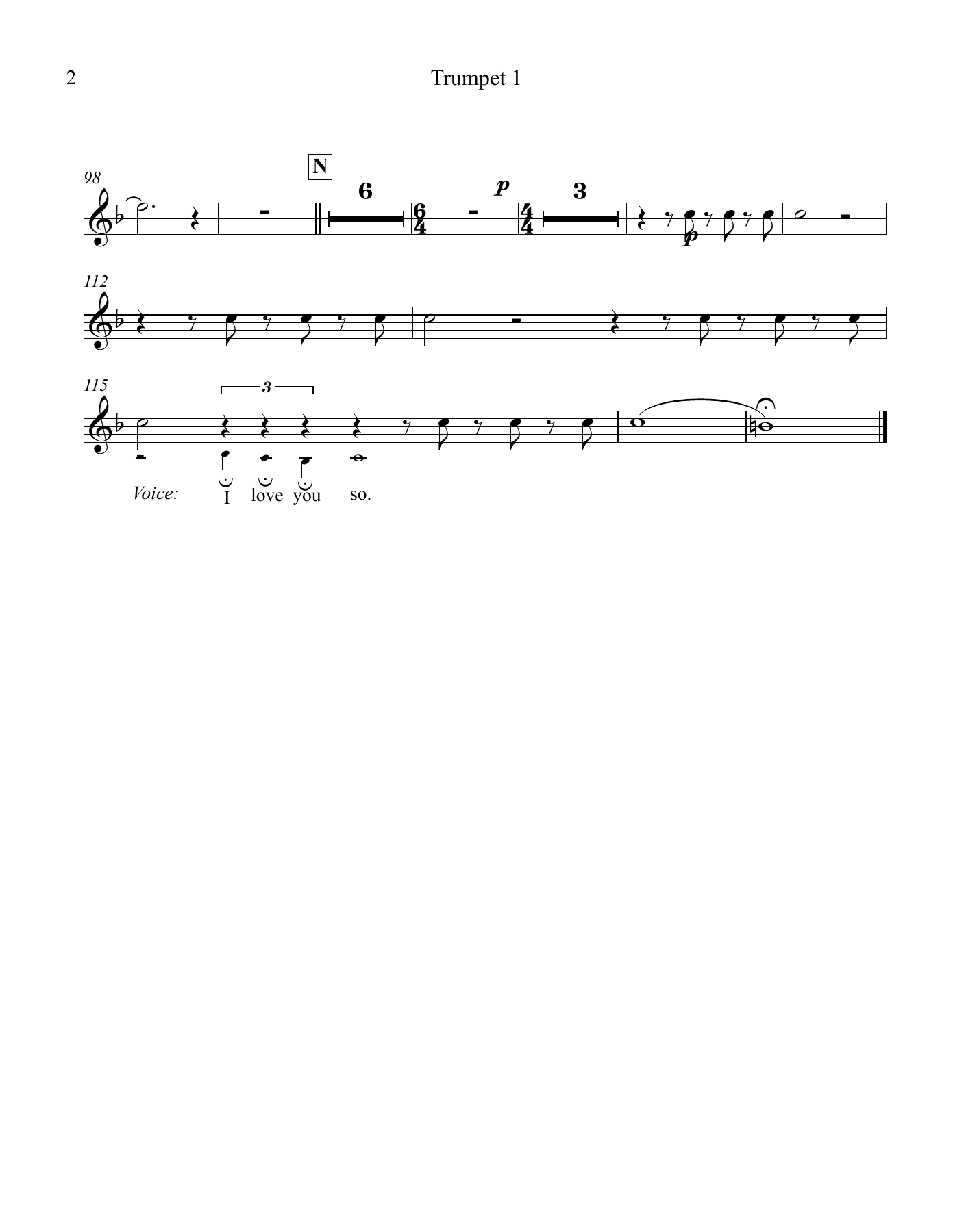 06 Trumpet 1. — page 2