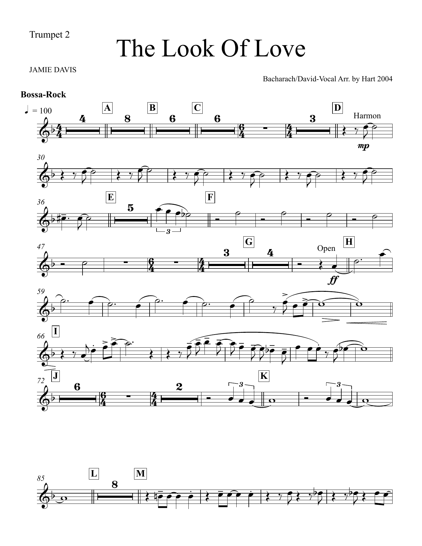 07 Trumpet 2. — sheet music cover (first page)