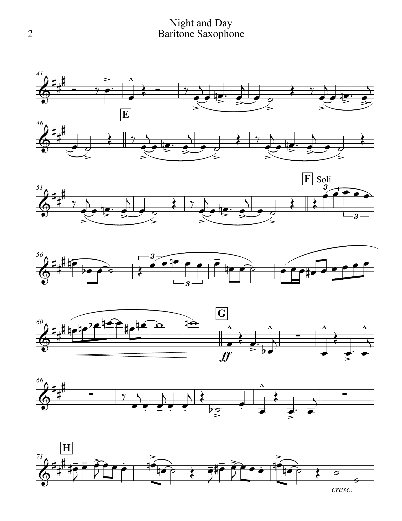 01 Baritone Saxophone 32pt. — page 2